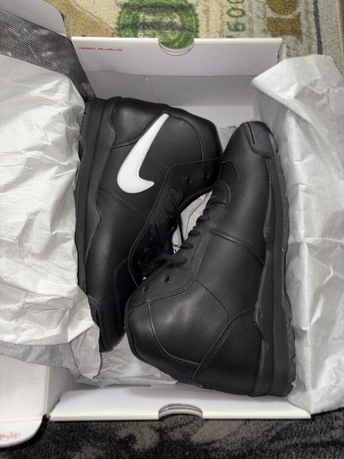 Nike × Stussy Nike Air Baltoro Stussy Black White Size US 13 / EU 46 - 2 Thumbnail