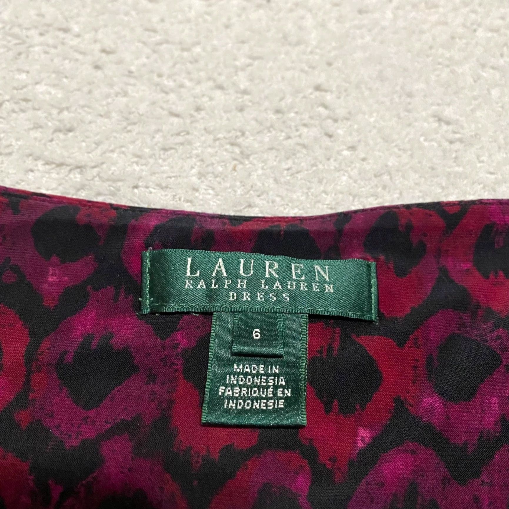 Ralph Lauren Lauren Ralph Lauren Womens Dress Geometric Multicolor V-Neck Sleeveless Fit & Flare 6 Adult Womens Size M / US 6-8 / IT 42-44 - 3 Thumbnail