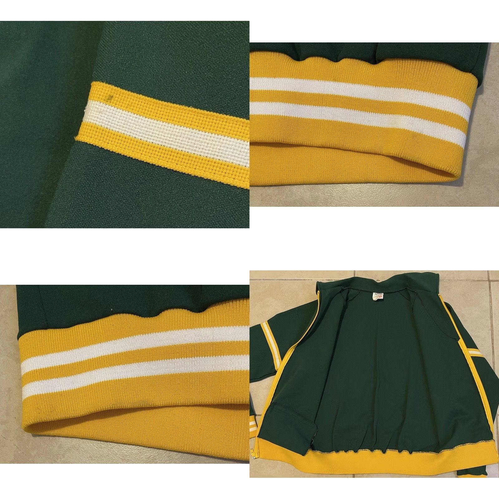 Vintage VINTAGE Joliet East High School Track Jacket S Illinois Football Bomber Green 60s 70s College Grunge Mens Size US S / EU 44-46 / 1 - 8 Thumbnail
