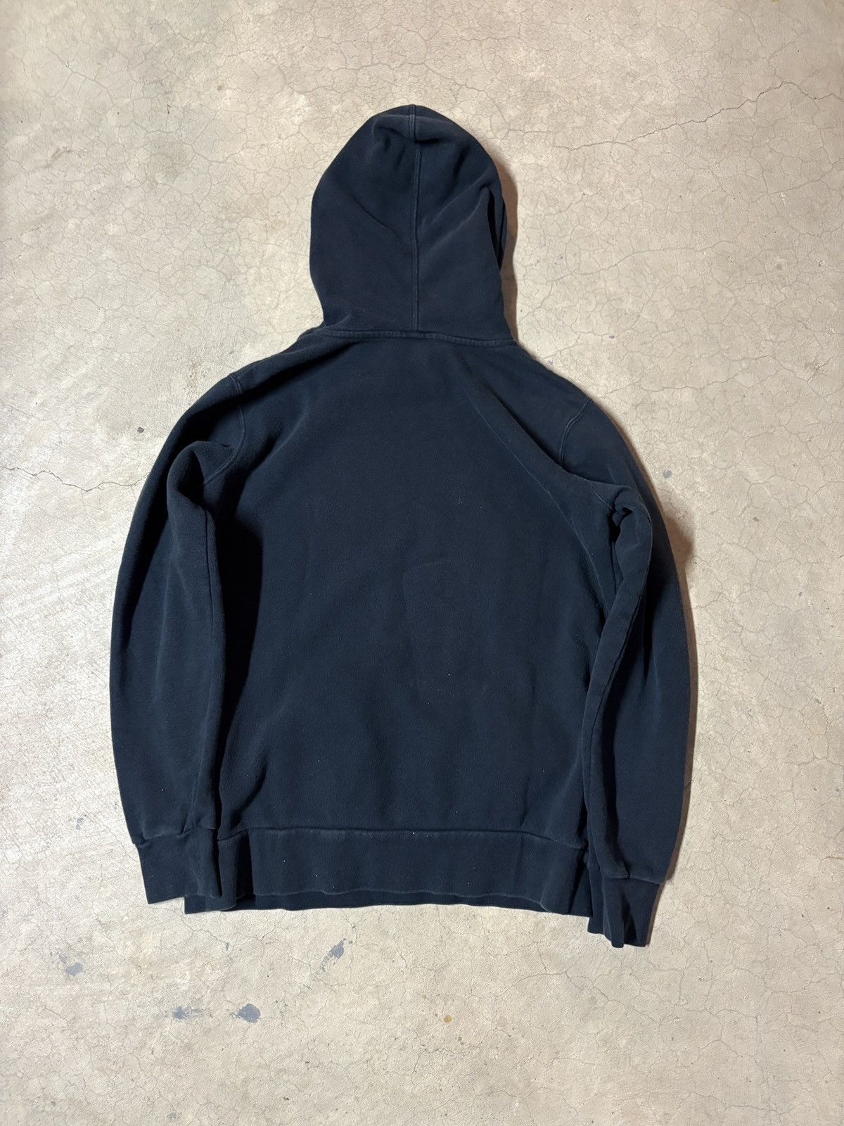 Nike Vintage 00’s Nike Womens Y2K Center Logo Hoodie Faded Black Size US S / EU 44-46 / 1 - 3 Thumbnail