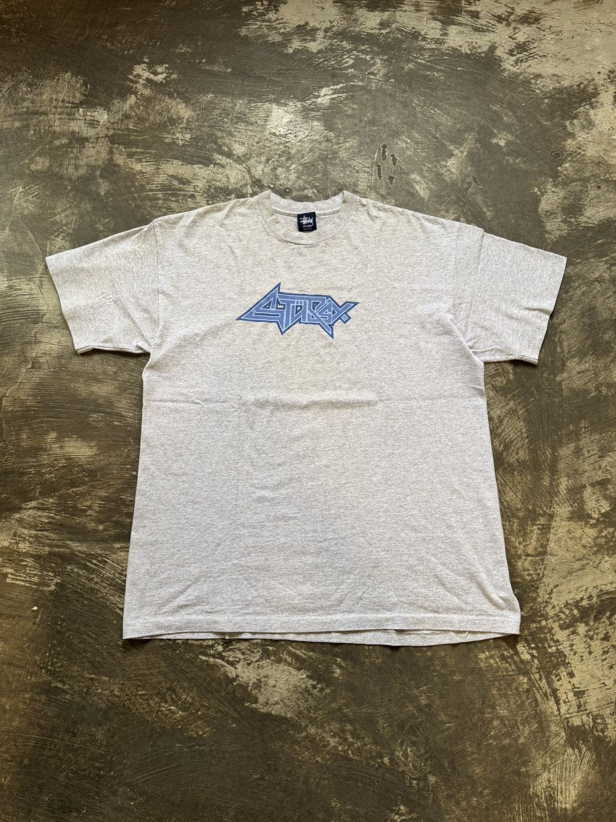 Stussy VINTAGE 90’S STUSSY ANTHRAX LOGO GREY T SHIRT Size US XL / EU 56 / 4 - 2 Thumbnail