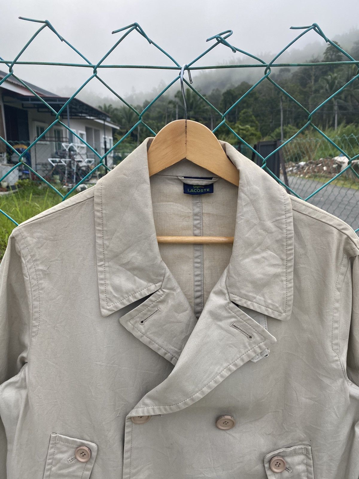 Lacoste Lacoste Double Breasted Jacket Size L / US 10 / IT 46 - 3 Thumbnail
