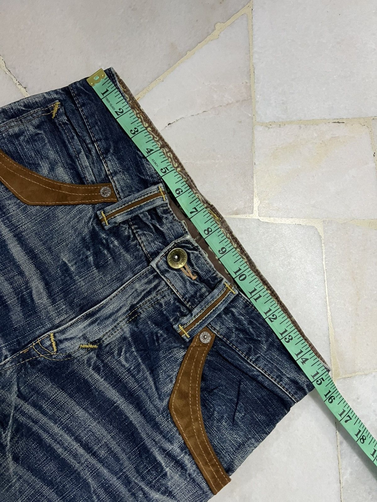 Edwin 💥Rare💥Edwin Exclusive Vintage Buffalo Head Jeans Size US 30 / EU 46 - 3 Thumbnail