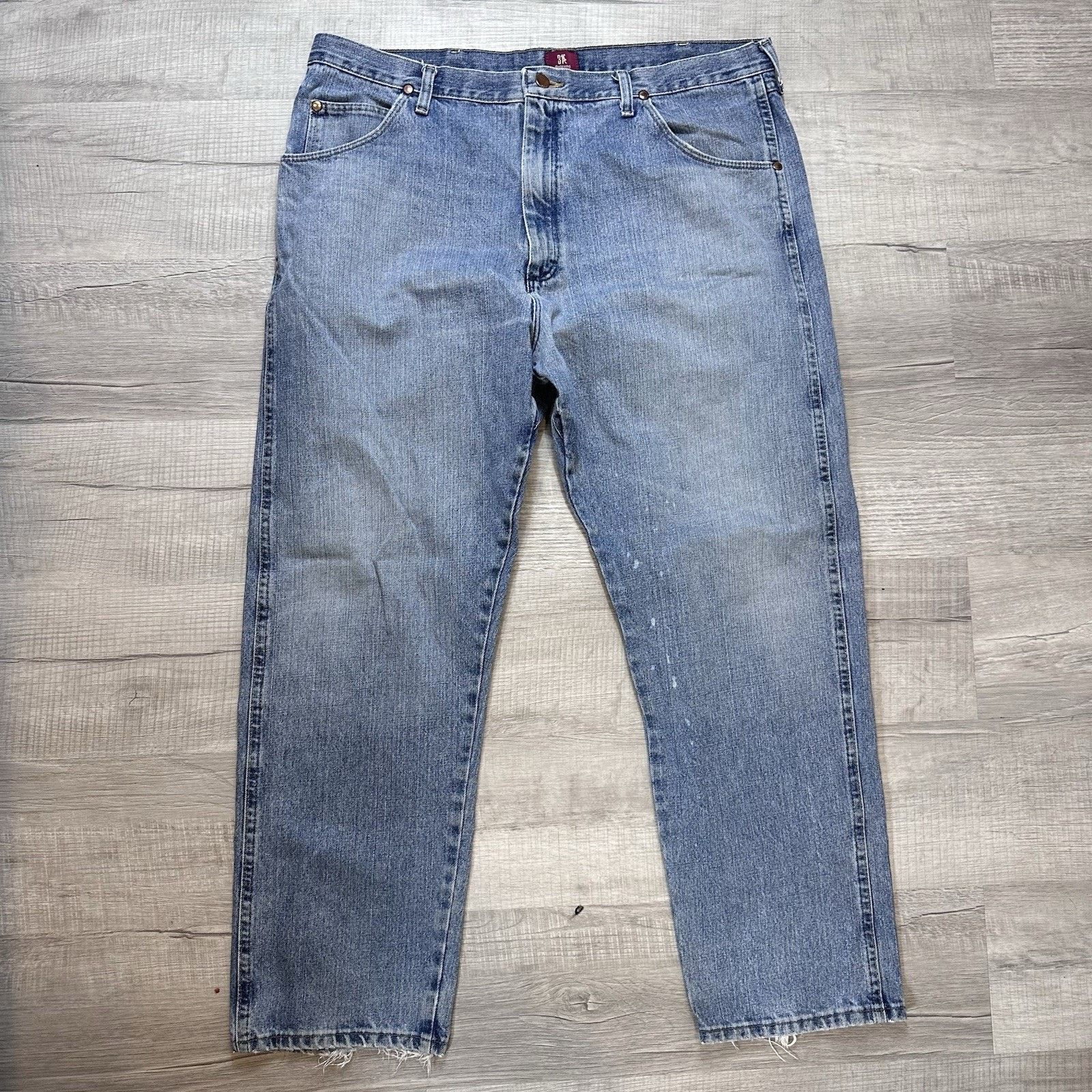 Wrangler Wrangler Cowboy Cut Relaxed Fit Blue Jeans Men's 40x32 Size US 40 / EU 56 - 1 Thumbnail