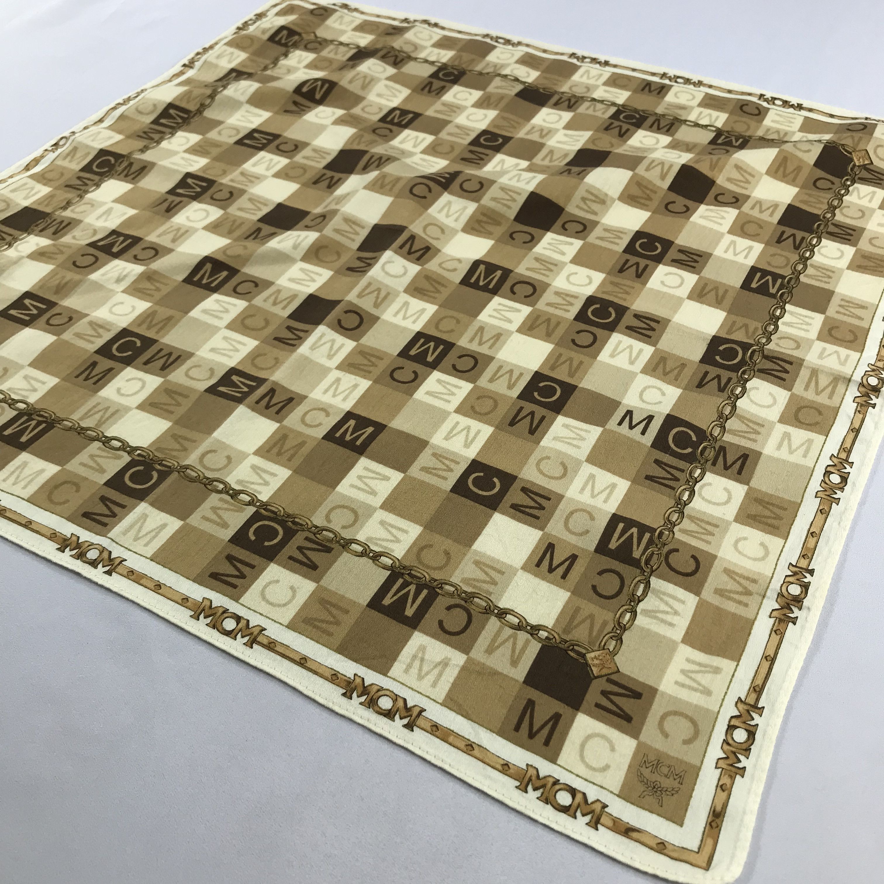 MCM × Vintage MCM Bandana / Handkerchief / Neckerchief - S2562 Size ONE SIZE - 2 Thumbnail