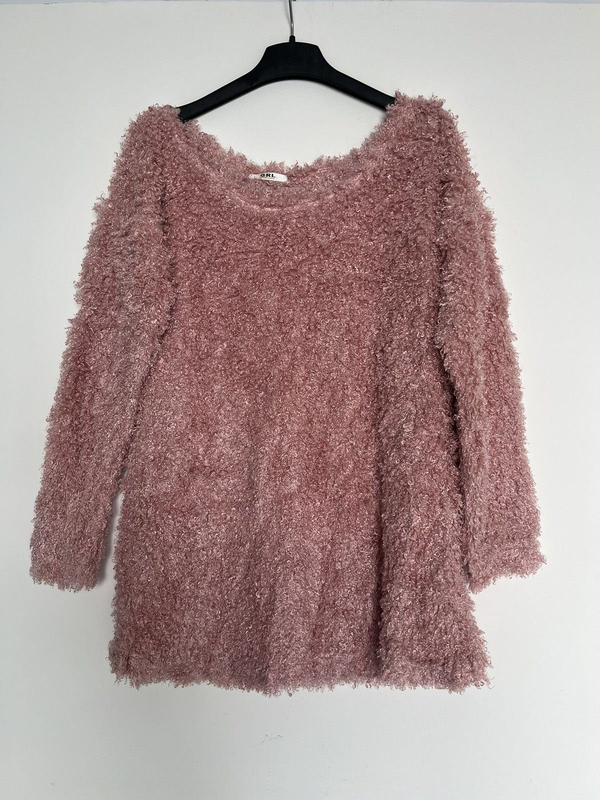 Japanese Brand GRL vintage faux fur teddy jumper 🎀💖 Size L / US 10 / IT 46 - 3 Thumbnail