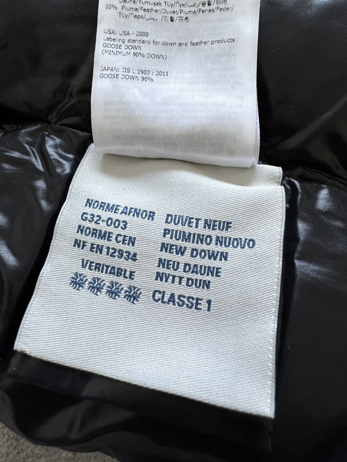 Moncler Moncler black down puffer scarf Size ONE SIZE - 10 Thumbnail