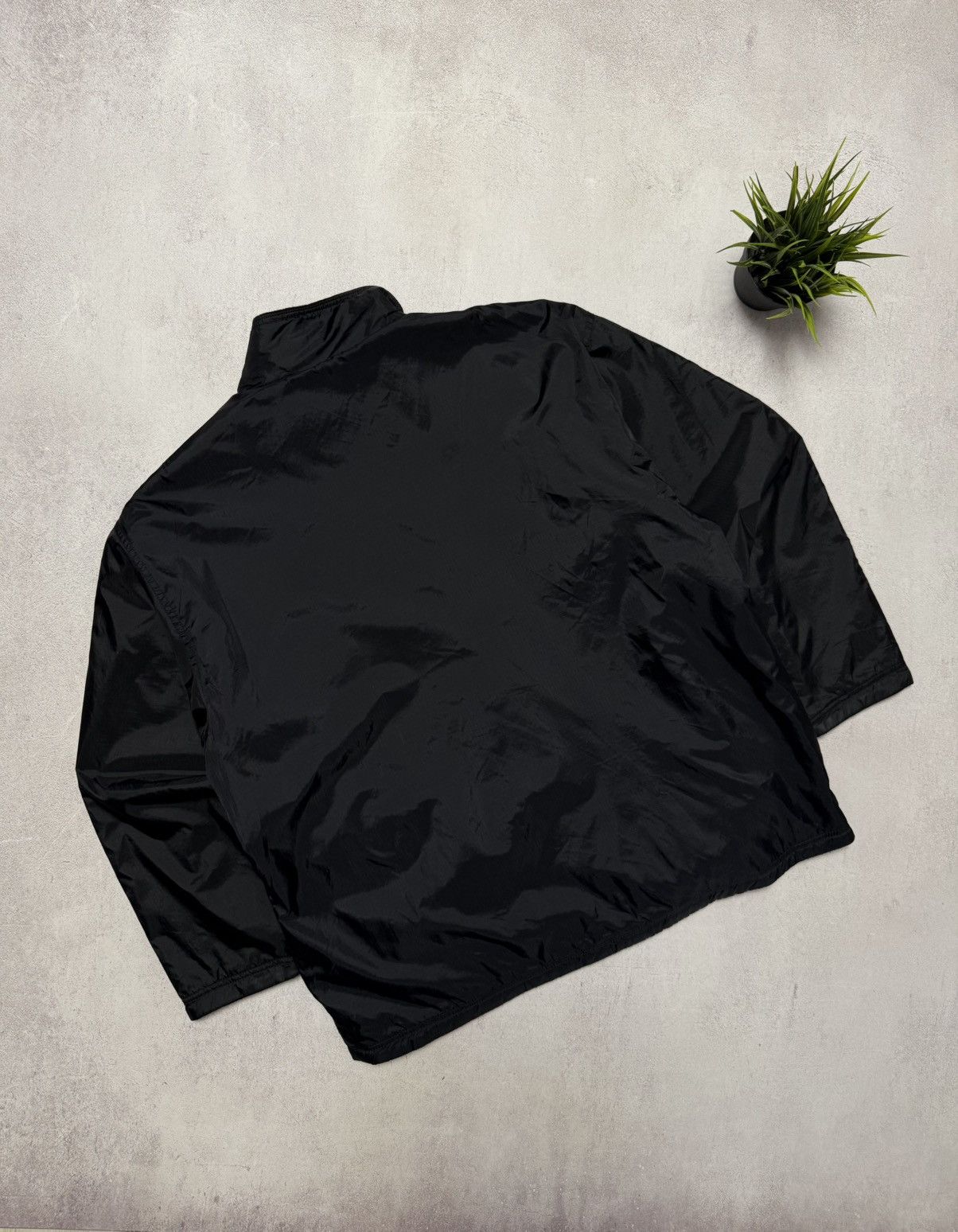 Lonsdale × Vintage Vintage Lonsdale Jacket Nylon / Fleece Black Baggy Mens 90s Size US XXL / EU 58 / 5 - 4 Thumbnail