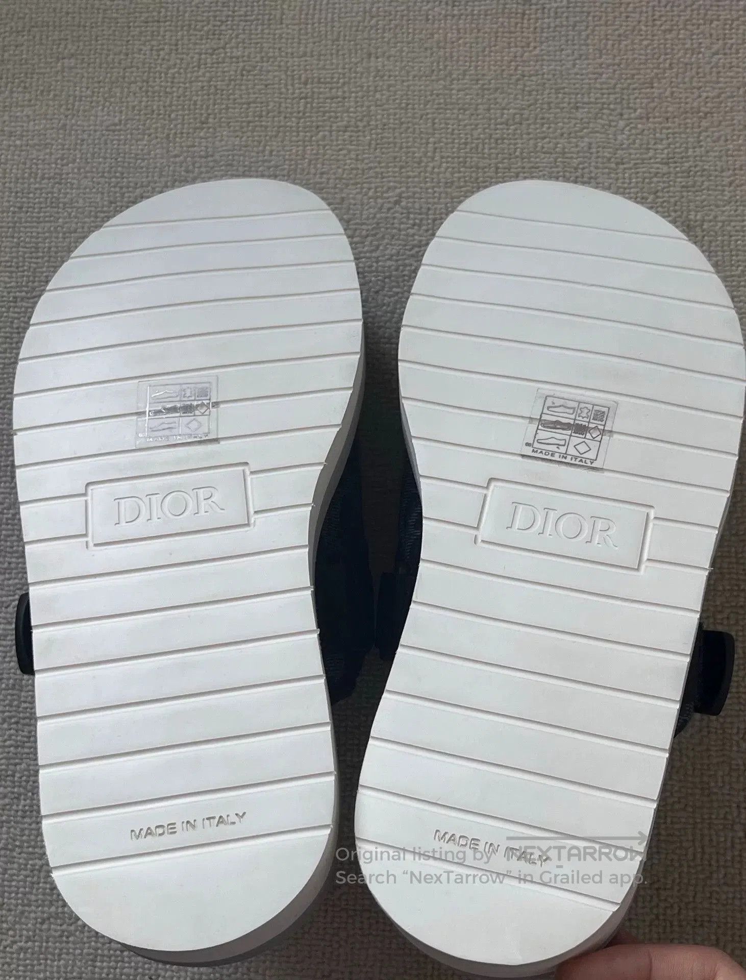Dior dior alpha black comfortable men's sandals. Size US 10 / EU 43 - 8 Thumbnail
