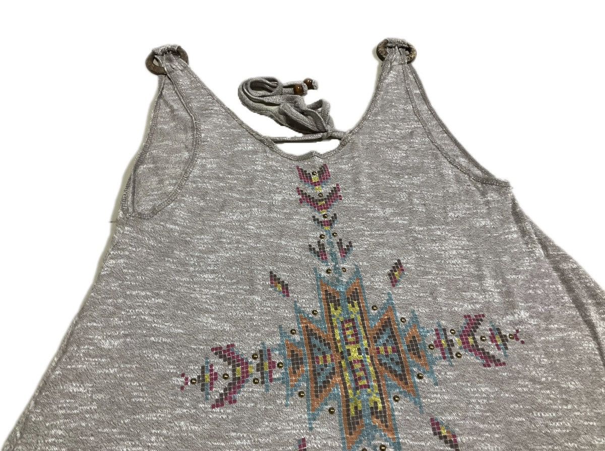 Hysteric Glamour × If Six Was Nine × Japanese Brand 🔥Sick Y2K Sky Bomber Native Rivet Tank Top Size US L / EU 52-54 / 3 - 3 Thumbnail