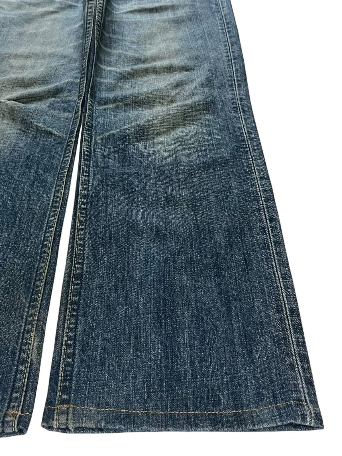 Levi's × Levi's Vintage Clothing Vintage 90s Levis 502 Blue Wash Distressed Loose Jeans Size US 30 / EU 46 - 7 Thumbnail