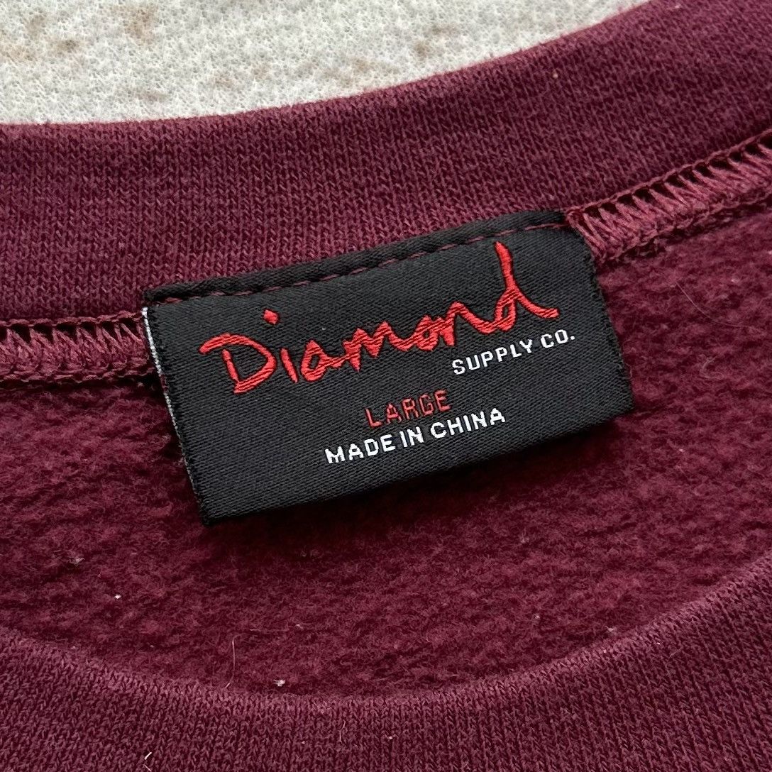 Diamond Supply Co. DIAMOND SUPPLY CO SWEATSHIRT SKATEBOARD BIG LOGO Size US L / EU 52-54 / 3 - 8 Thumbnail