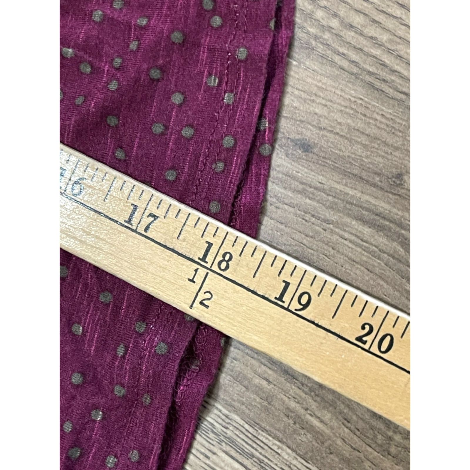 Vintage Maurices Shirt Women's Large Purple Green Tie Up Collar T-Shirt Short Sleeve Collared Casual Modern Basic Size L / US 10 / IT 46 - 6 Thumbnail