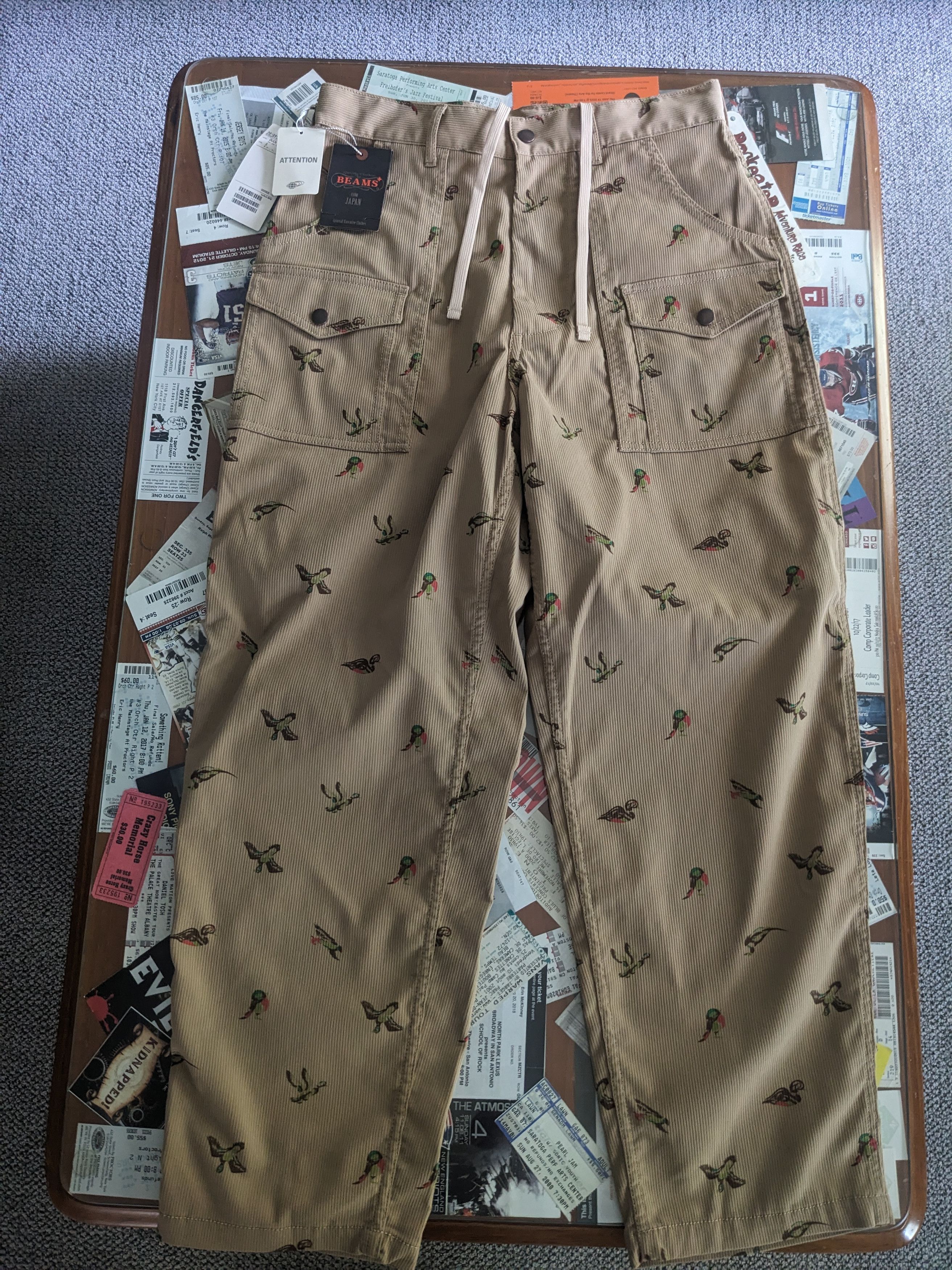 Beams Plus Beams Plus Duck Printed Corduroy Pants Size US 30 / EU 46 - 1 Thumbnail