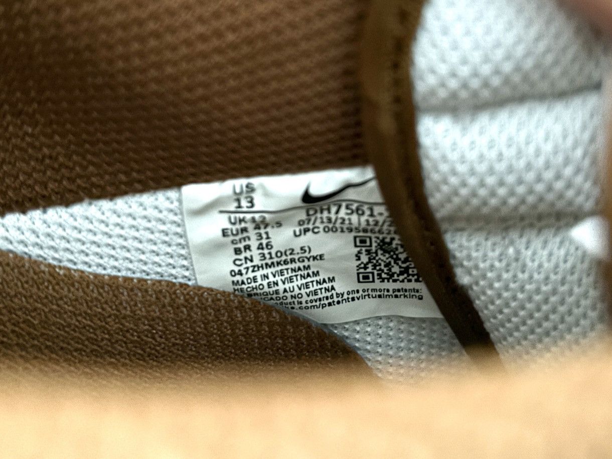Nike Nike Air Force 1 Pecan Brown Size US 13 / EU 46 - 7 Thumbnail