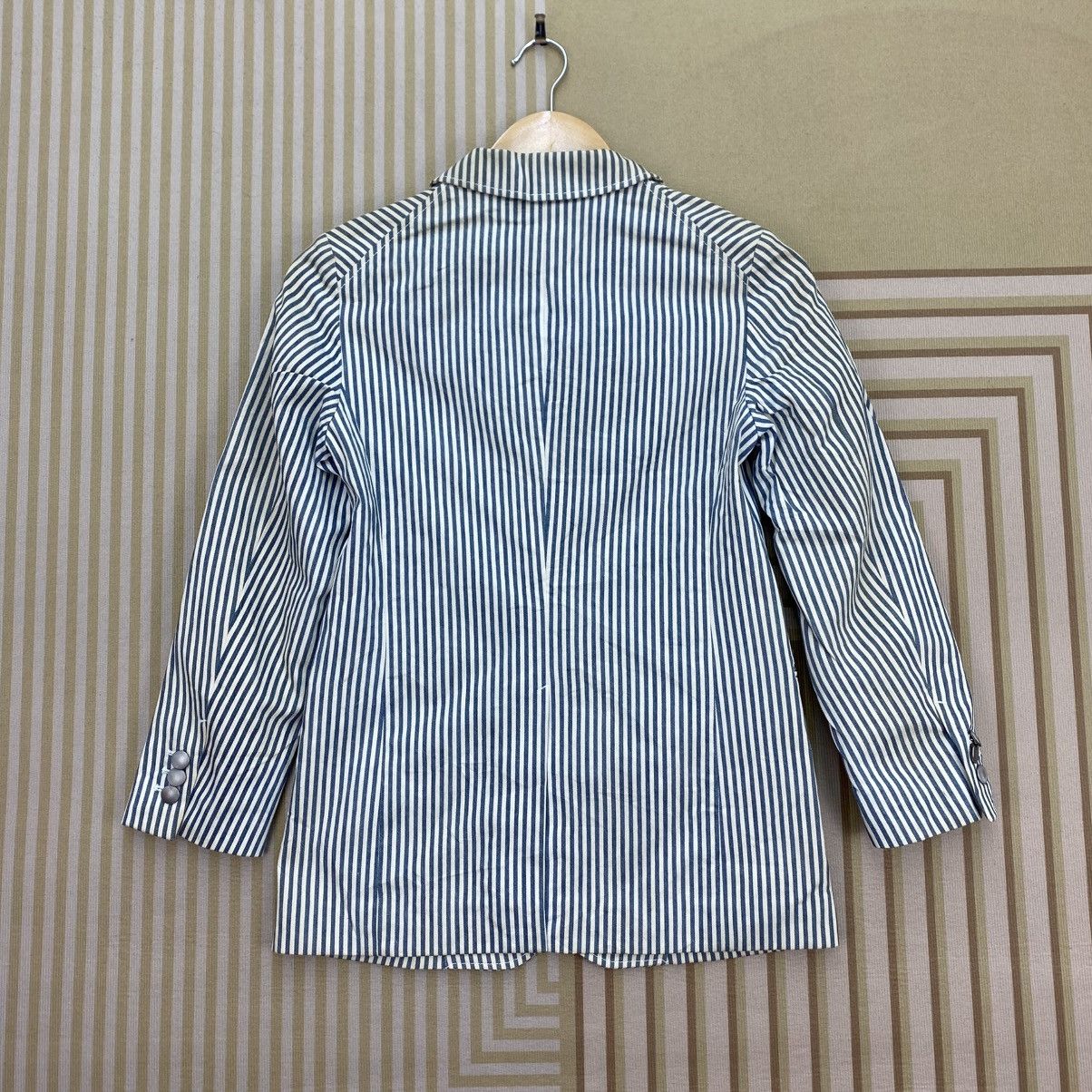 45rpm 🫶Japanese Brand Beauty & Youth Stripe Hikory Style Jacket Size US S / EU 44-46 / 1 - 2 Thumbnail