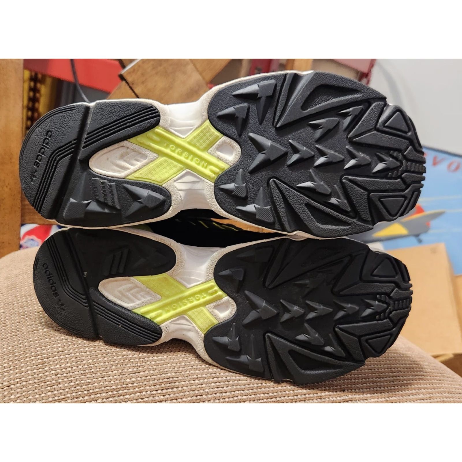 Adidas adidas Yung-1 Athletic Sneakers Mens 9.5 Black Neon EE5317 High High Top Size US 10 / EU 43 - 5 Thumbnail