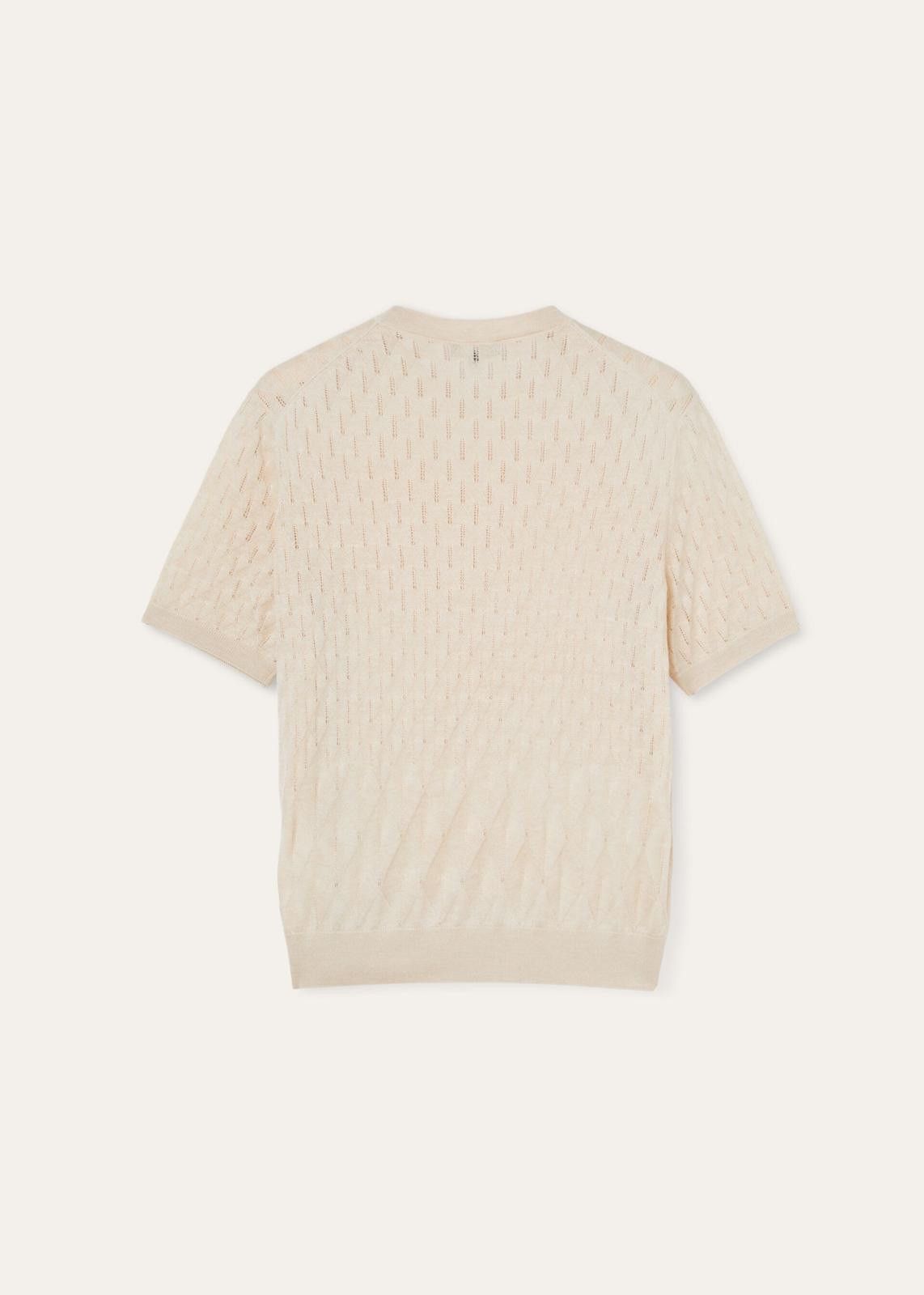 Loro Piana o1srvl11e0325 FAN6249 Takao Crewneck Sweater in Beige Size S / US 4 / IT 40 - 2 Thumbnail