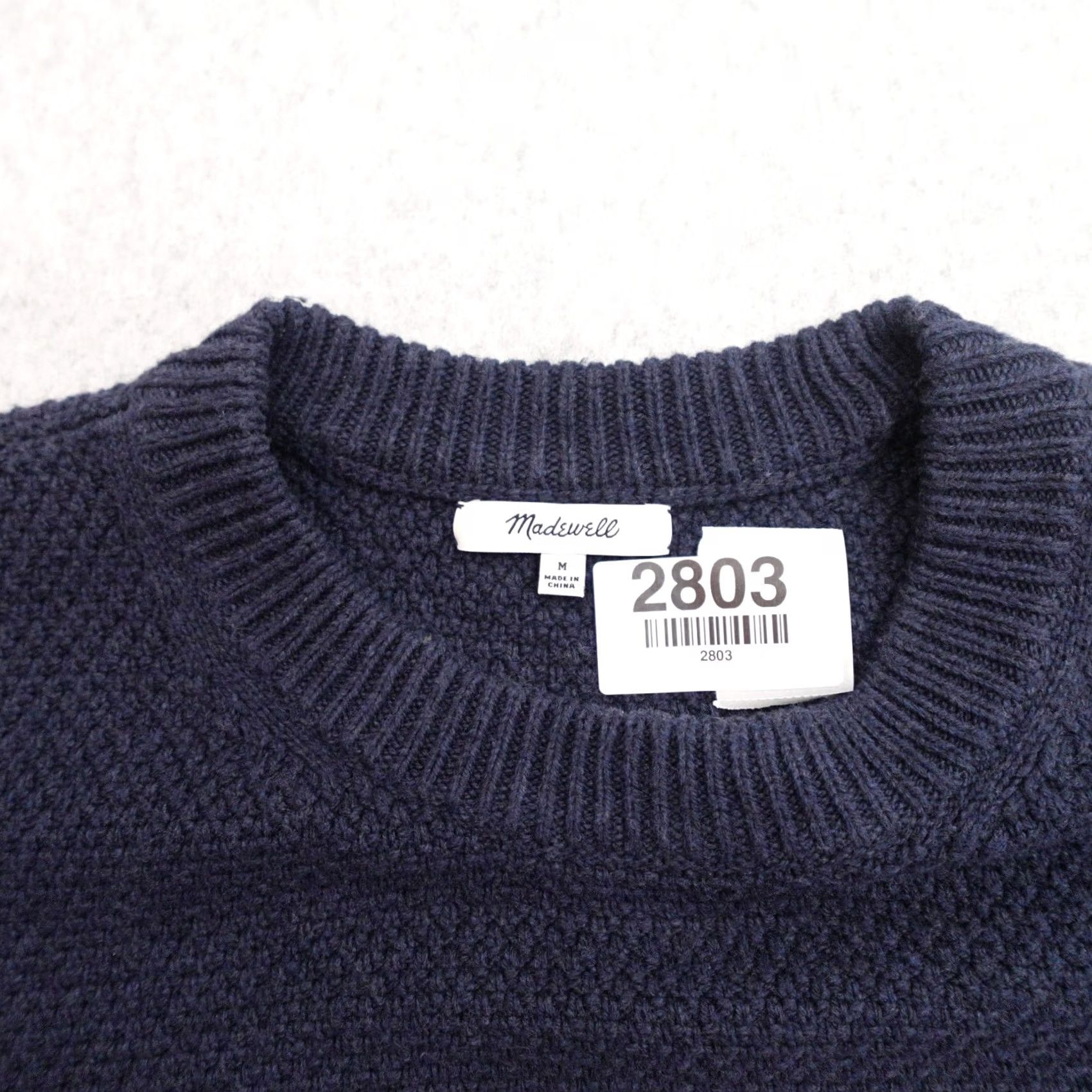 Madewell Madewell J. Crew Sweater Womens Size Medium Navy Blue Knit Pullover Sweatshirt Size M / US 6-8 / IT 42-44 - 3 Thumbnail