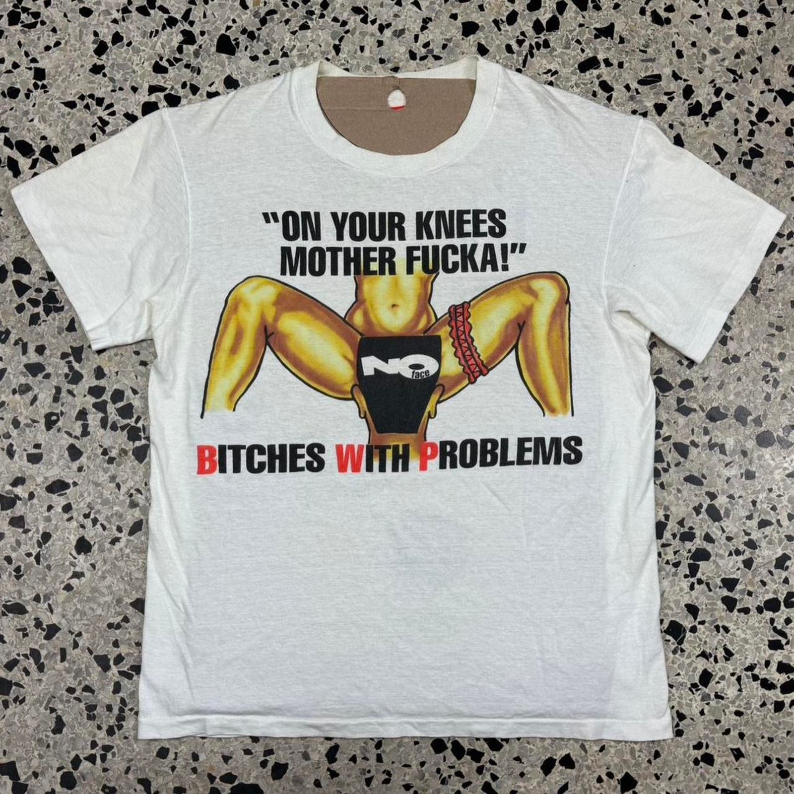 Hanes × Vintage VINTAGE 90S BWP BITCHES WITH PROBLEMS NO FACE PROMO TEE: Size US L / EU 52-54 / 3 - 1 Thumbnail