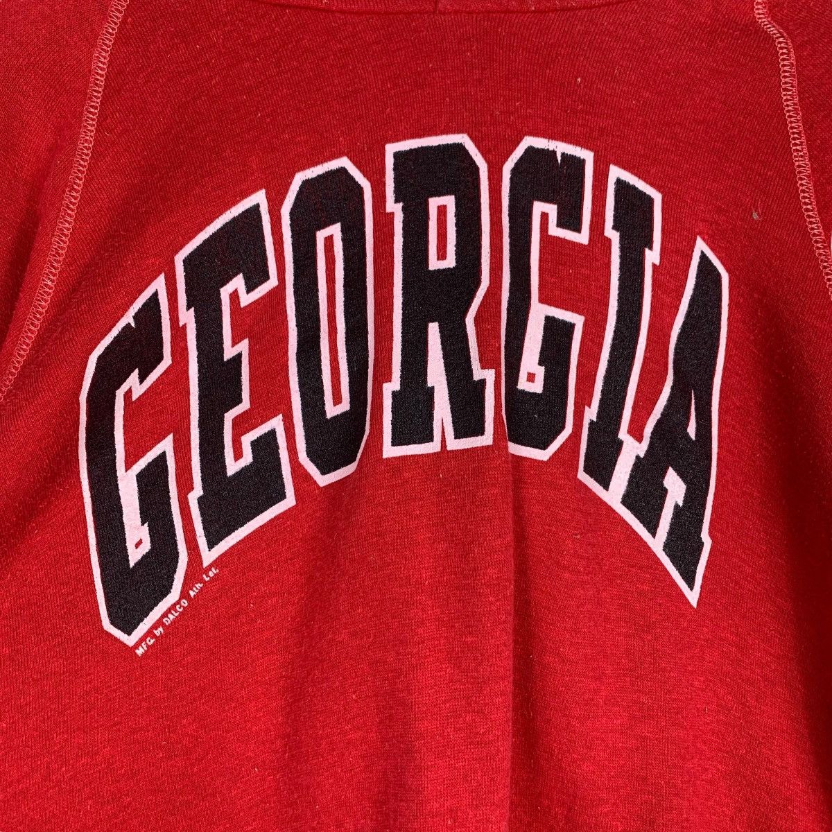 Vintage BASSETT WALKER Georgia Big Logo Pullover Hoodies #1218-C55 Size US L / EU 52-54 / 3 - 10 Thumbnail