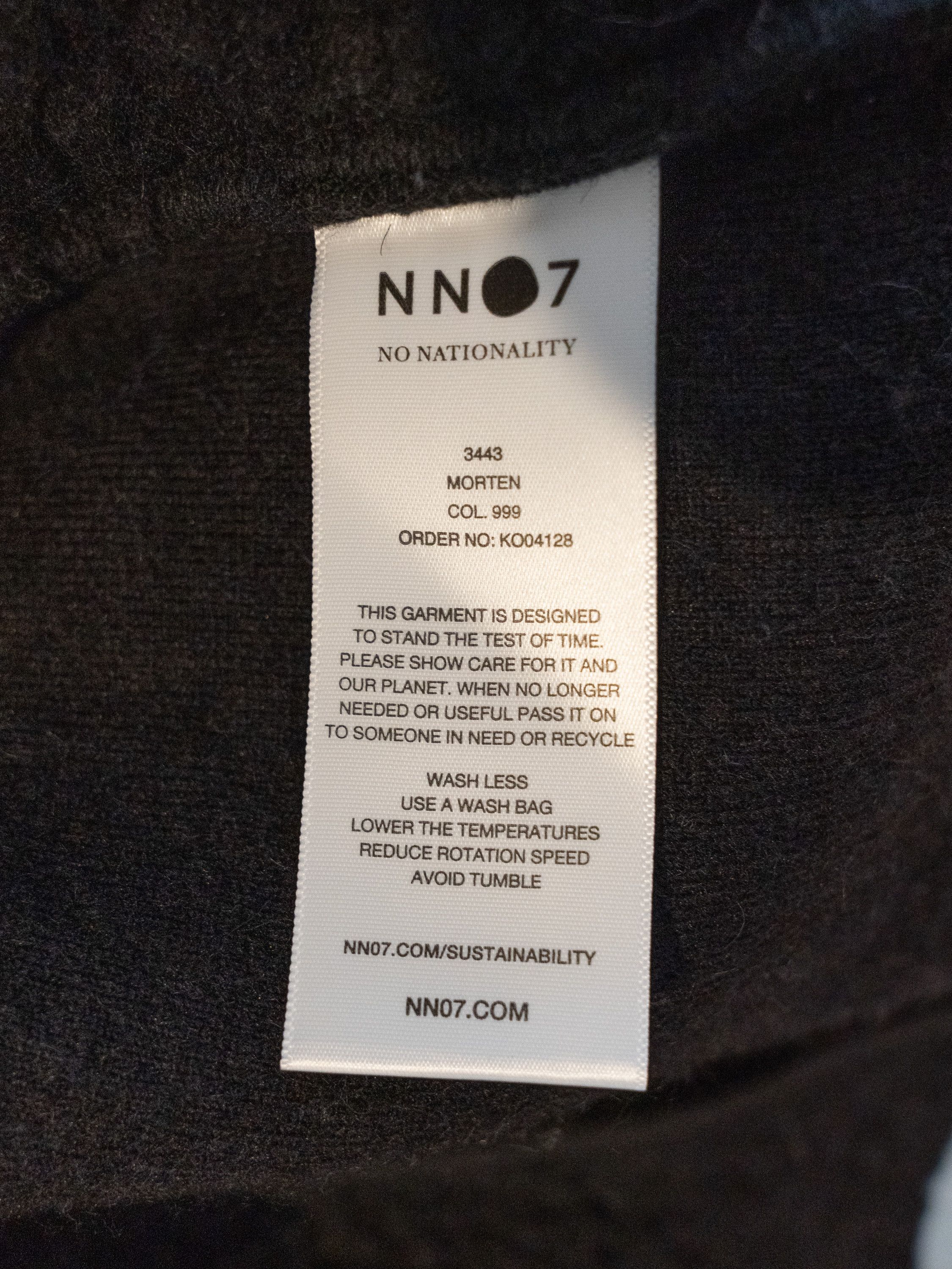 NN07 Wool pile jacket - Black Size US M / EU 48-50 / 2 - 5 Thumbnail