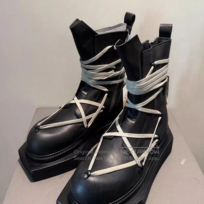 Rick Owens black lace. Size US 10 / EU 43 - 3 Thumbnail