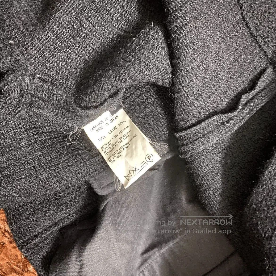 Yohji Yamamoto Sz 3 Yohji Yamamoto Y's 90S Vintage Knitwear Jacket. Size US L / EU 52-54 / 3 - 4 Thumbnail
