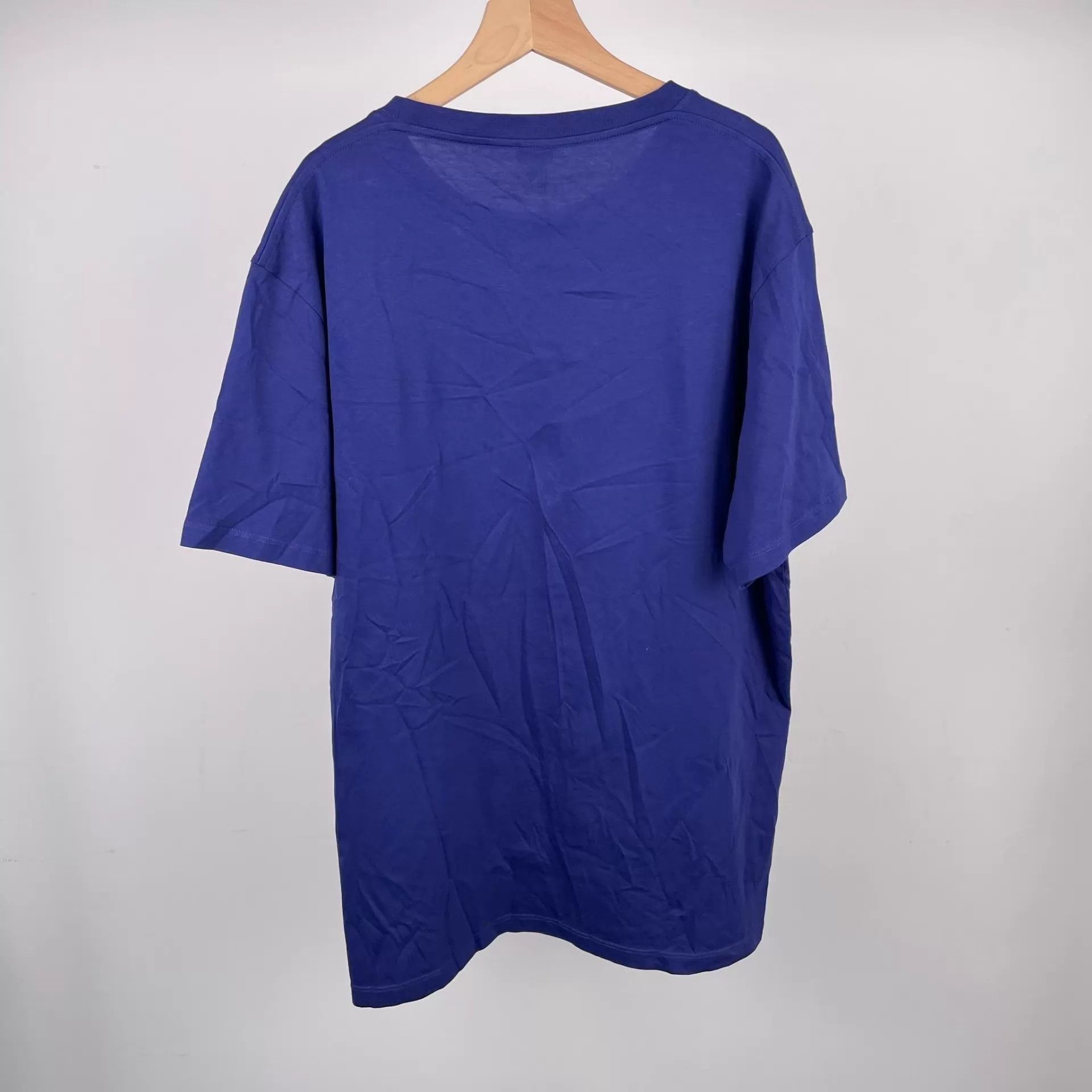 Loewe LOEWE Cotton T-Shirt XL Blue Size US XL / EU 56 / 4 - 2 Thumbnail