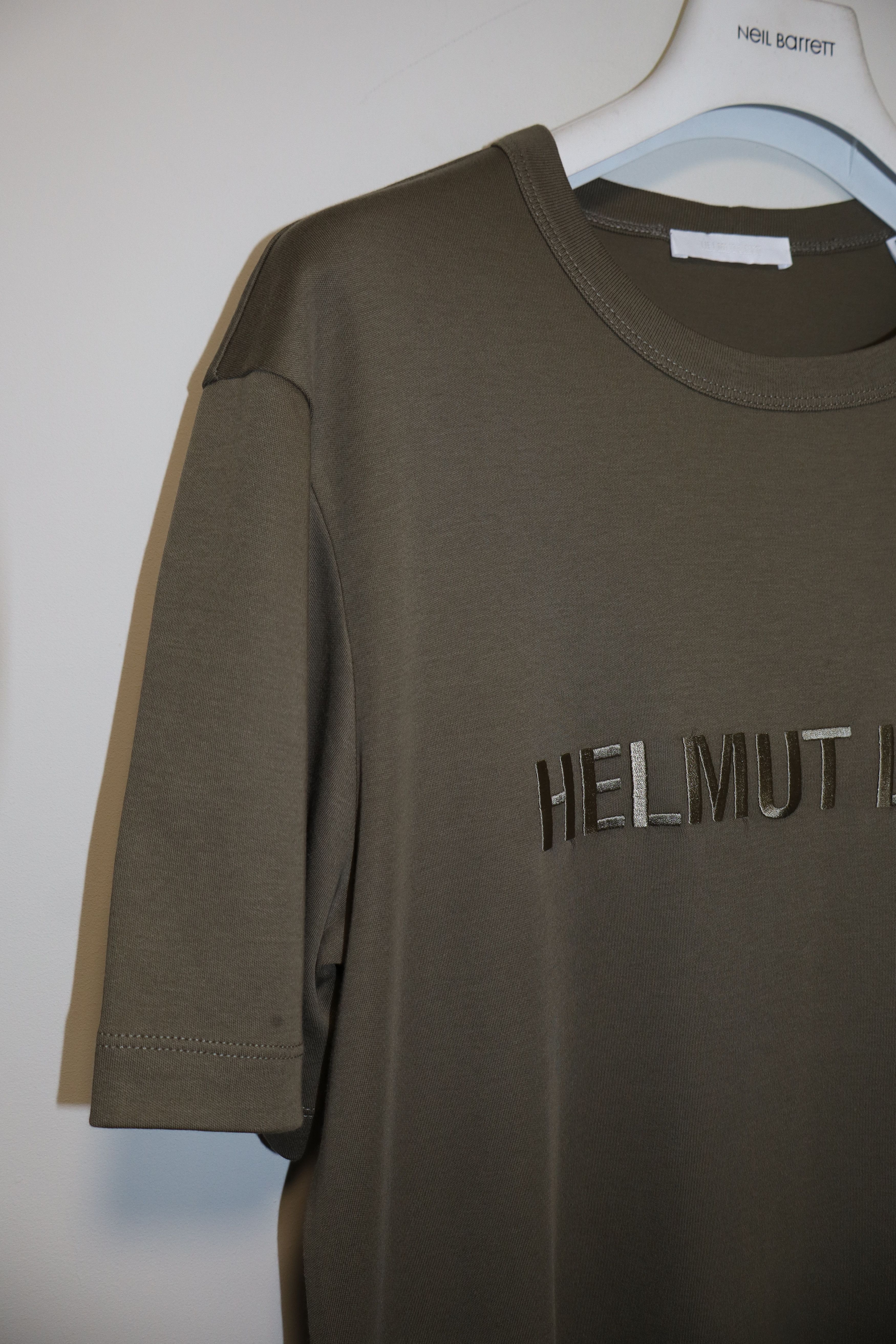 Helmut Lang embroidered logo t-shirt Size US XL / EU 56 / 4 - 4 Thumbnail