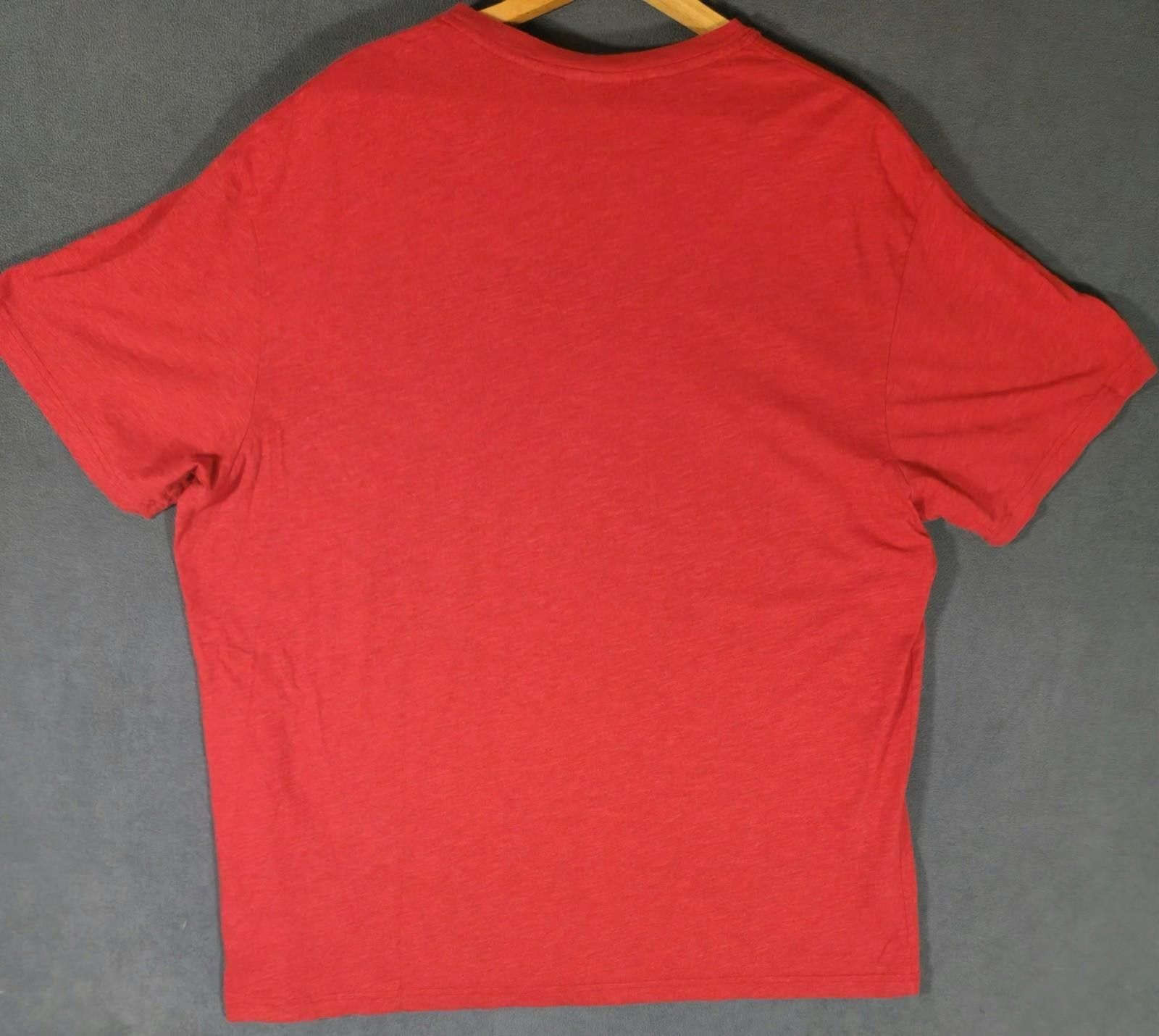 Lacoste Lacoste Men’s VNeck TShirt Red Size 4XL FR 9 Made in Peru #2 Size US XXL / EU 58 / 5 - 5 Thumbnail