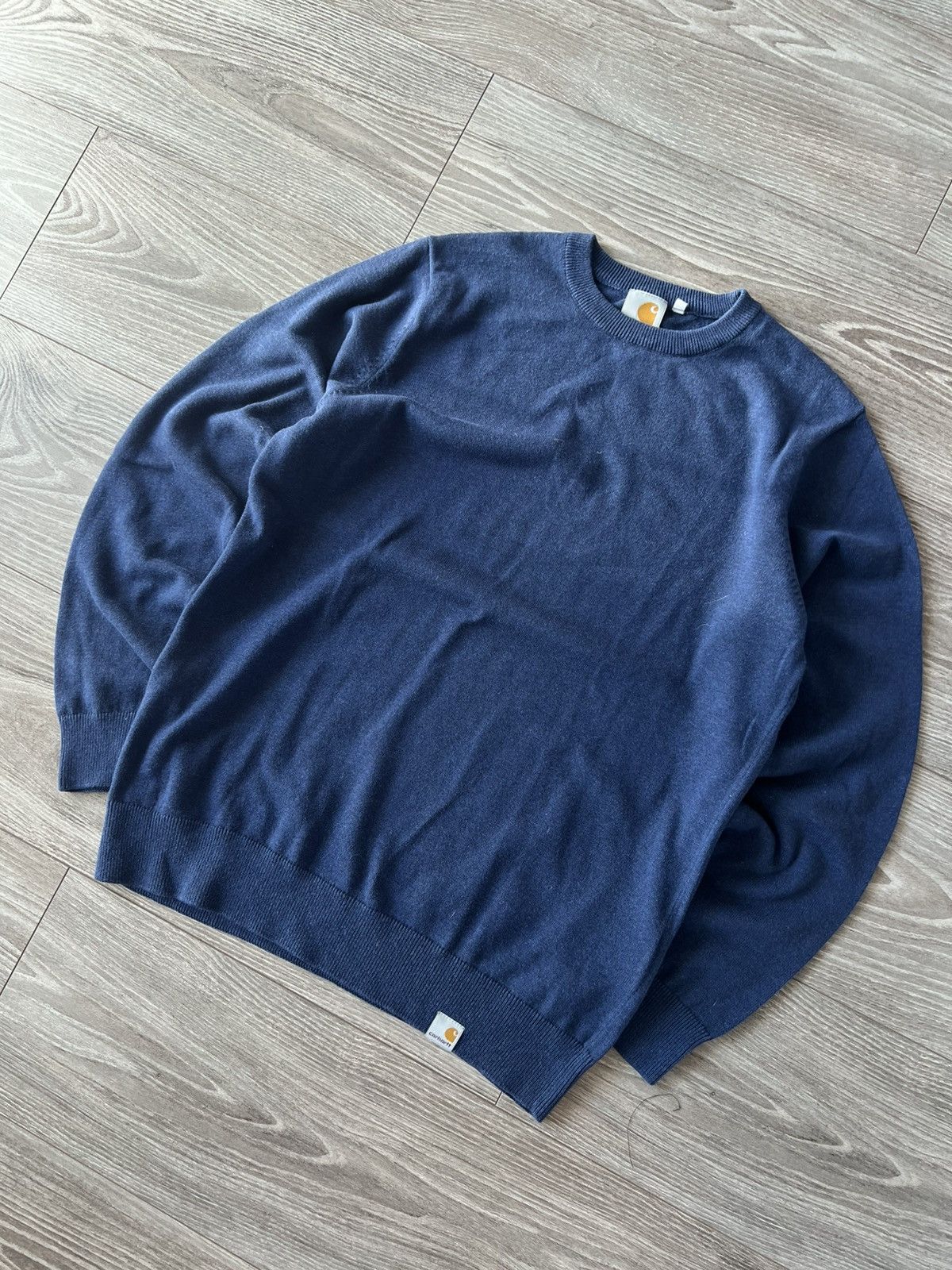 Carhartt × Carhartt Wip ‼️Carhartt Box Logo Knitwear Casual Sweater‼️ Size US S / EU 44-46 / 1 - 3 Thumbnail