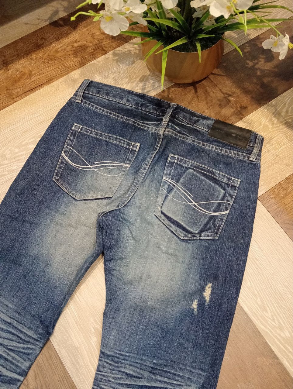Japanese Brand JAPANESE CAVARIA STUDDED FLARED DISTRESSED JEANS - SIZE 44 Size US 32 / EU 48 - 10 Thumbnail
