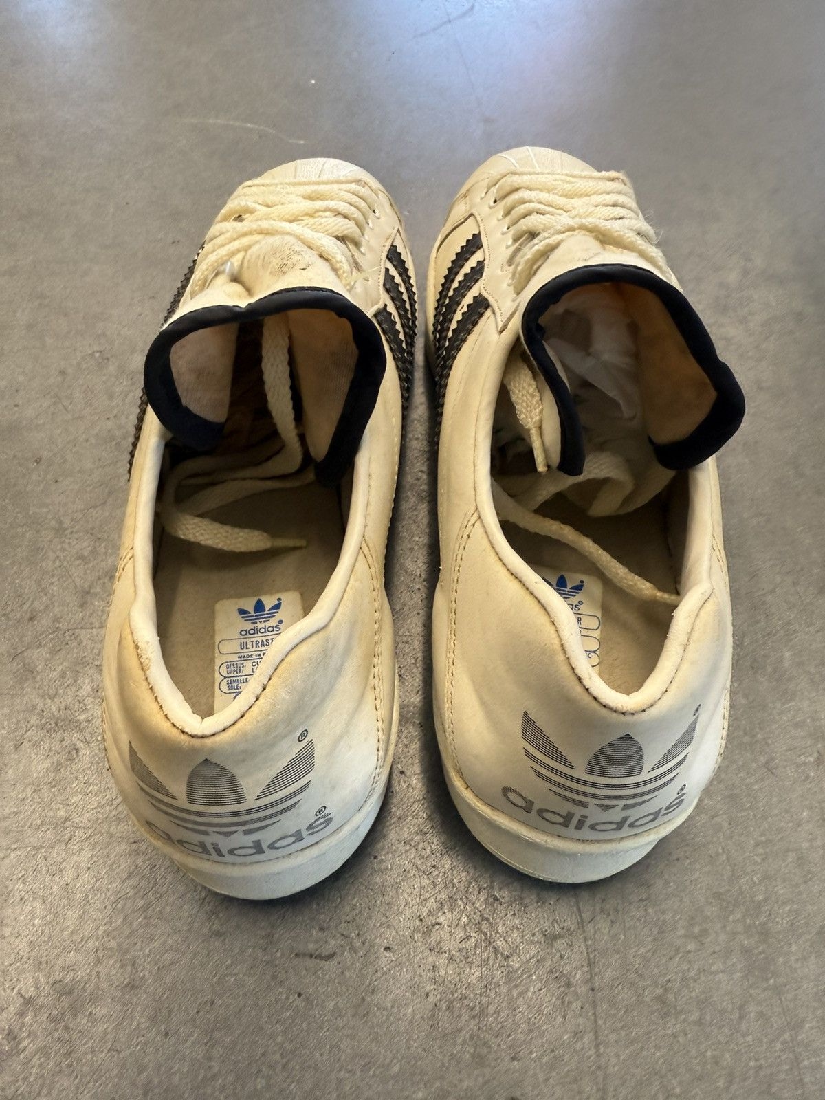 Adidas 1980s Vintage Adidas Superstar Sneakers Made In France Size US 10 / EU 43 - 10 Thumbnail