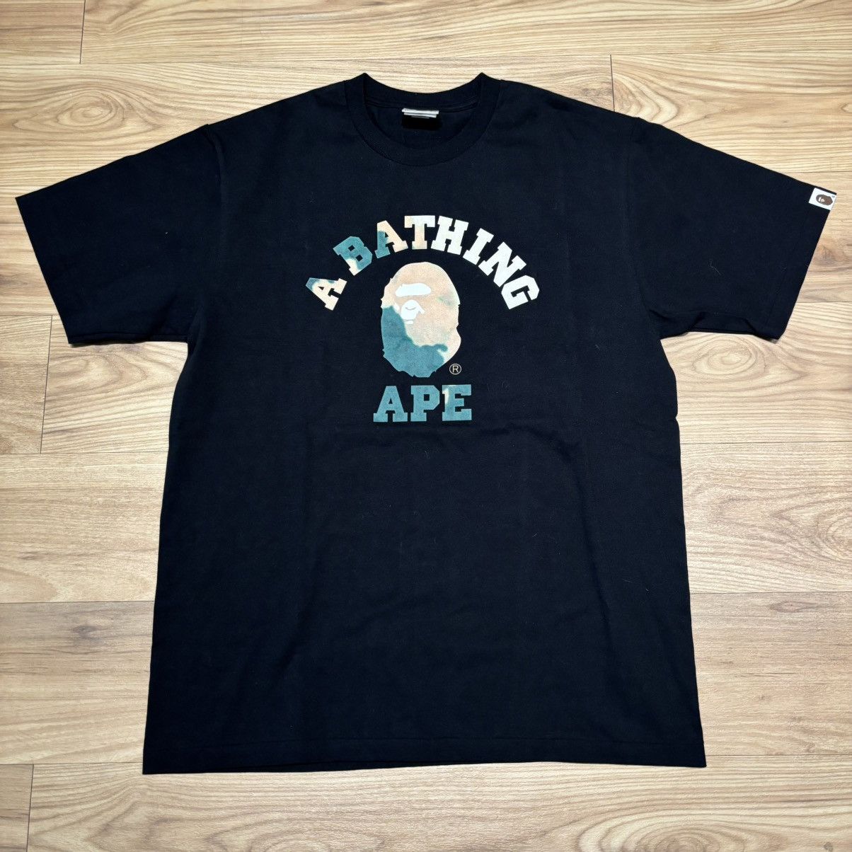 Bape New Bape Tie Dye College Logo Tee Size US L / EU 52-54 / 3 - 1 Thumbnail