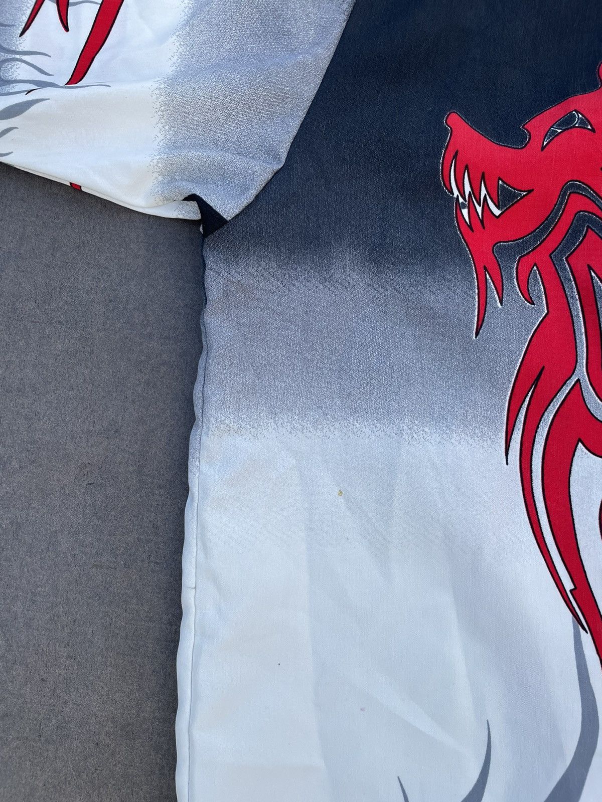 Japanese Brand × Vintage Vintage Dragons y2k Buttons Shirt sk8 Size US XL / EU 56 / 4 - 4 Thumbnail