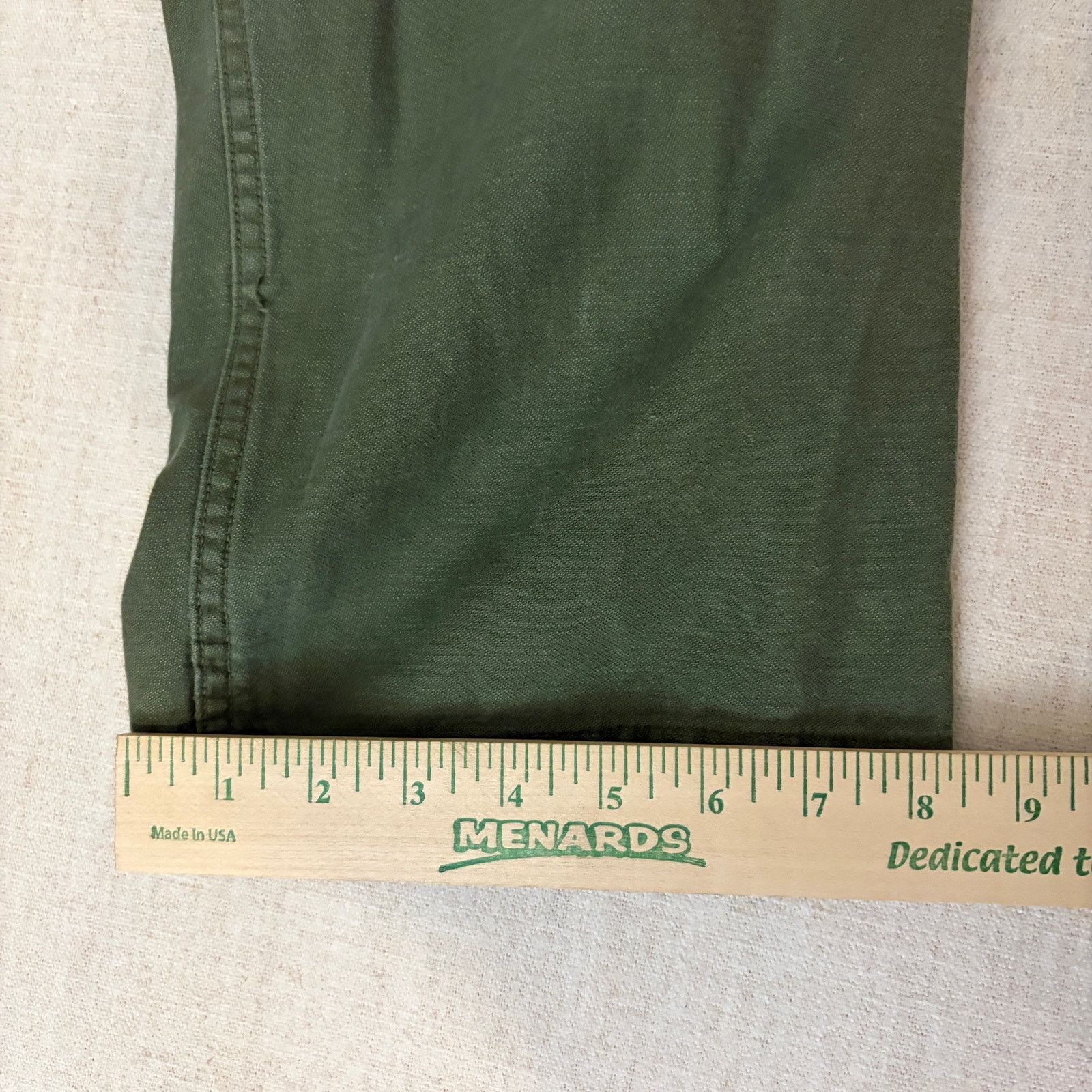 Other VTG Military Fatigue OG107 Button Fly Army Sateen Sz24 Pants Size US 26 / EU 42 - 11 Thumbnail