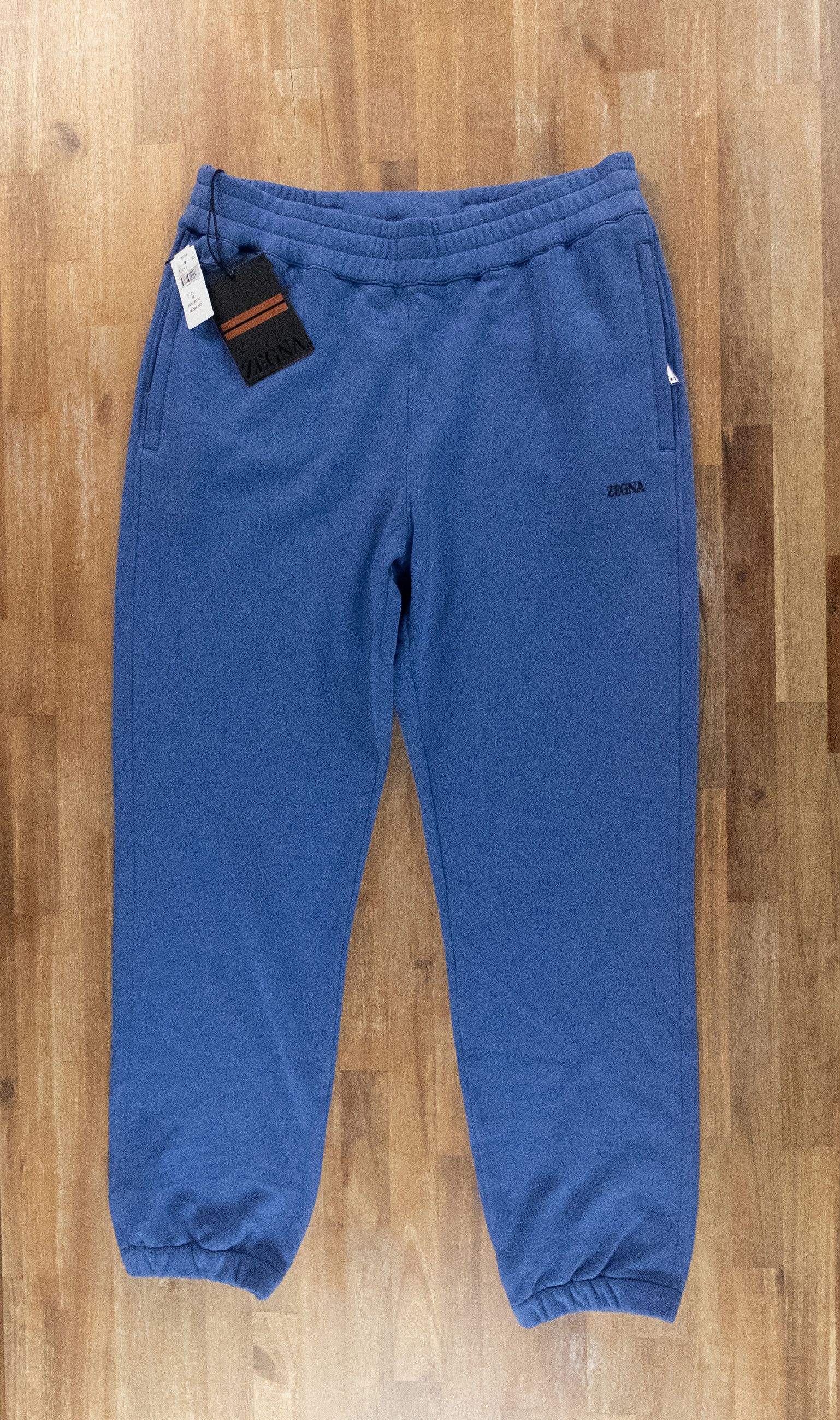 Ermenegildo Zegna ZEGNA blue cotton jogger sweatpants Size 50 IT / Large Size US 34 / EU 50 - 4 Thumbnail