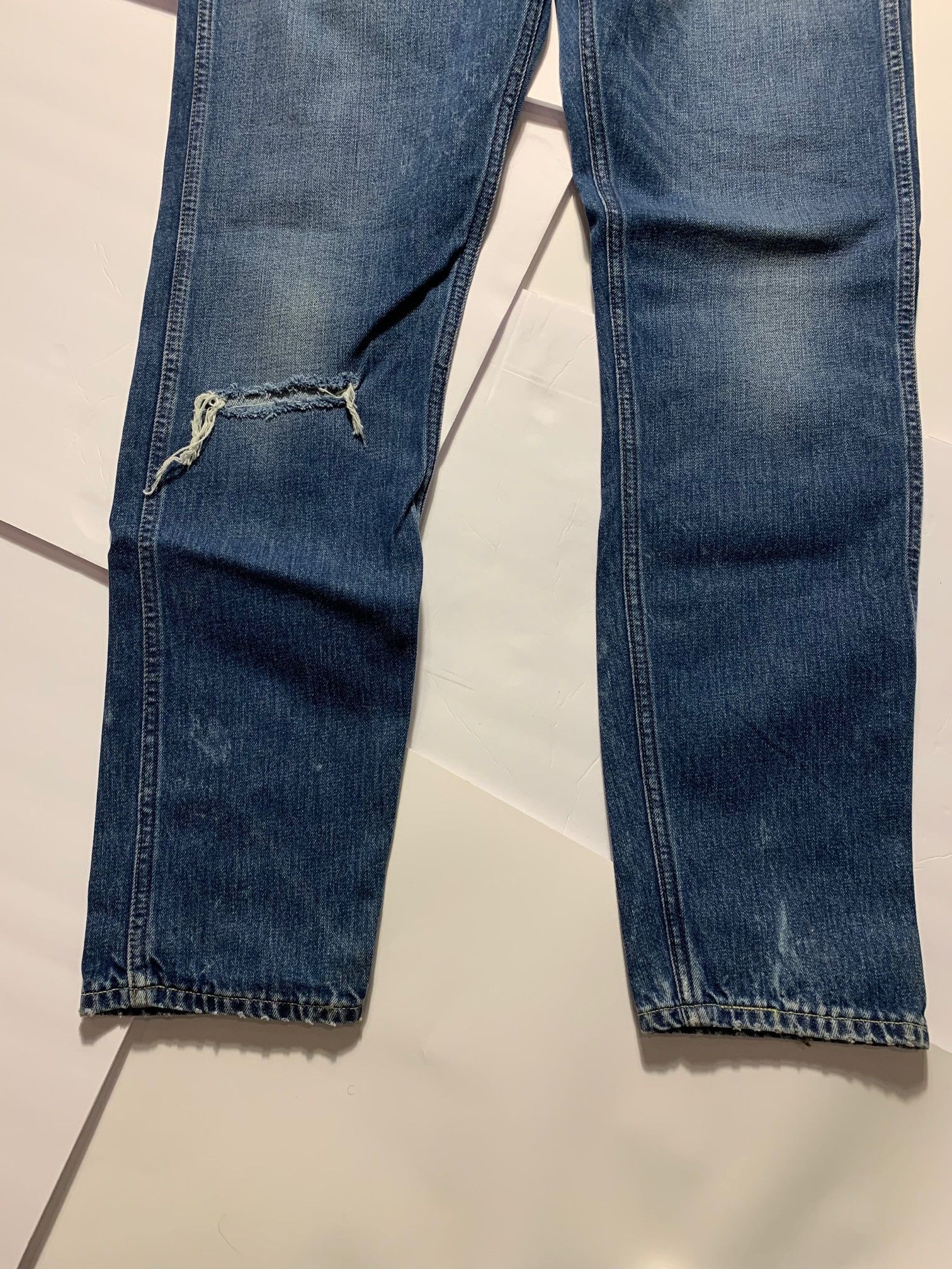 Levi's Vintage Clothing LVC SS18 606 Slim "Forever Blue" Orange Tab Jeans Big E Size US 38 / EU 54 - 9 Thumbnail