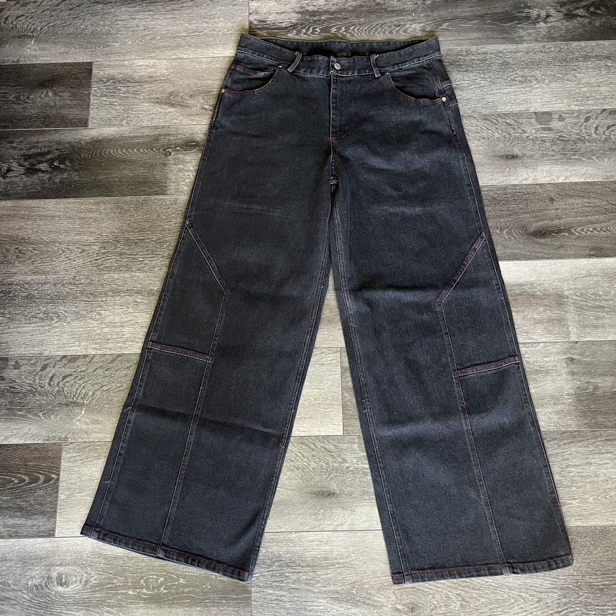 Haunted Starbucks Haunted Starbucks Fuck You Baggy Denim Jeans Red Size Medium Size US 34 / EU 50 - 2 Thumbnail