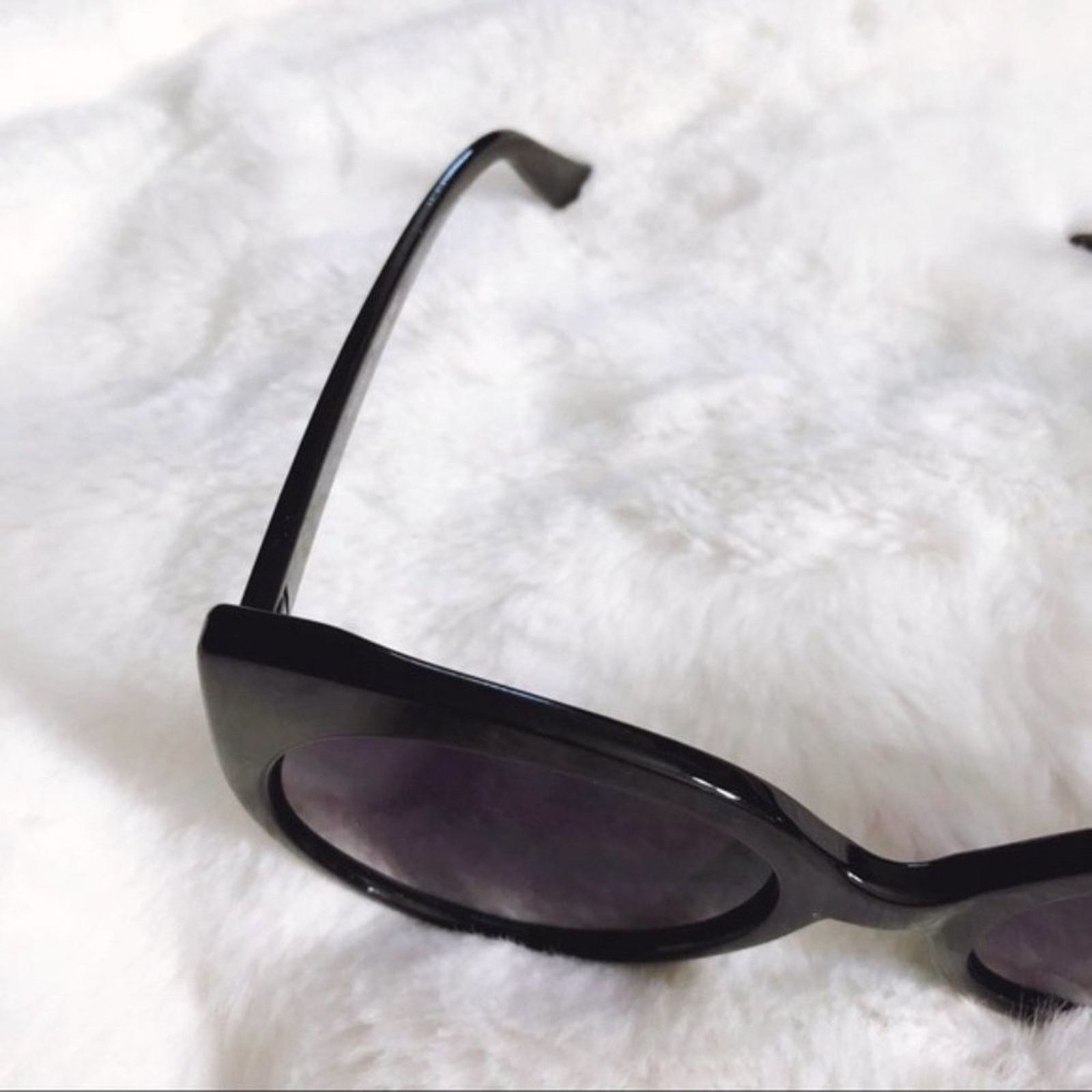 Other Ella Black Cat Eye Ombre Oval Sunglasses Size ONE SIZE - 10 Thumbnail