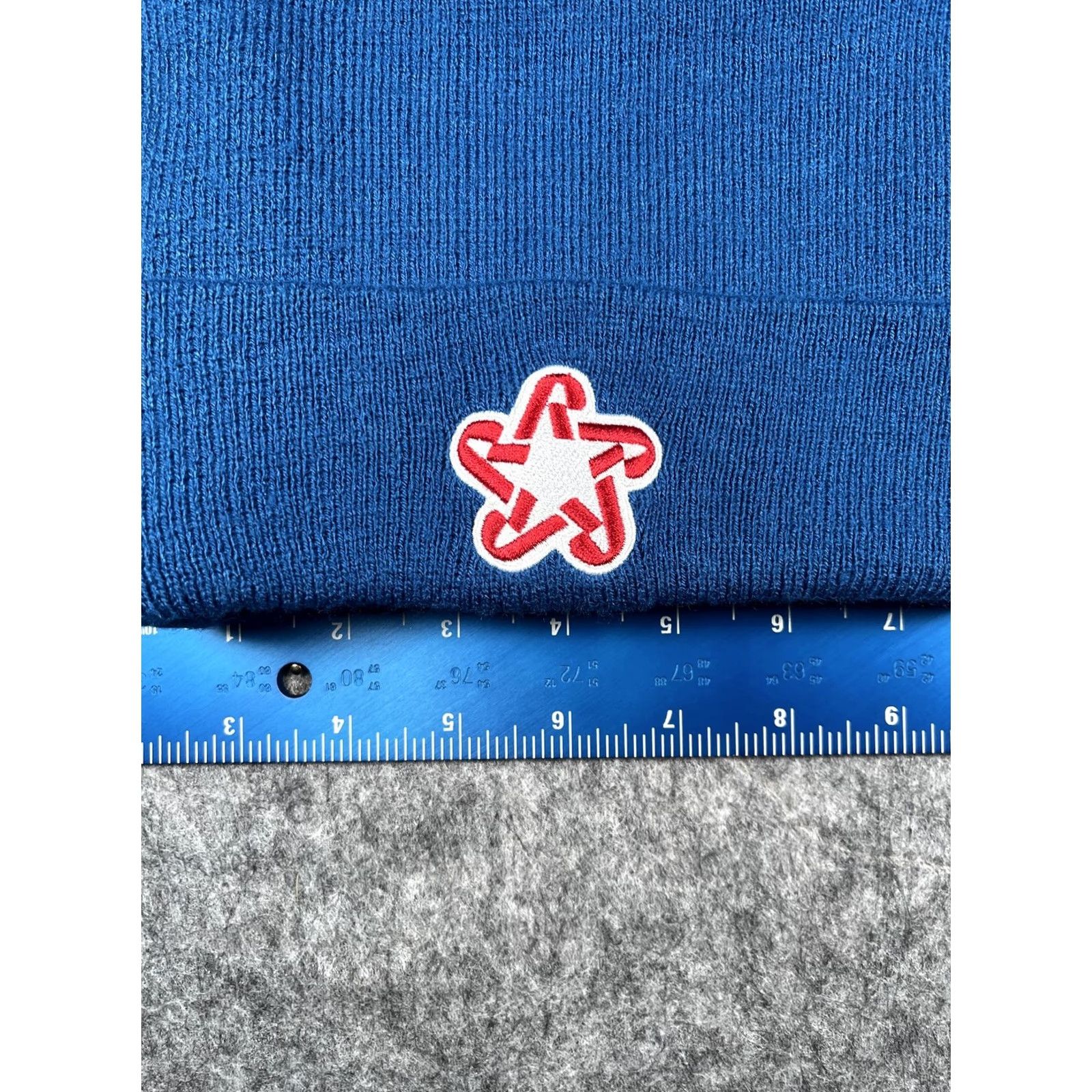 Vintage VINTAGE: No (excluded) 3M Thinsulate Beanie Mens M Blue Knit Insulated Thermal Stretch Winter Hat Shirt Size ONE SIZE - 2 Thumbnail