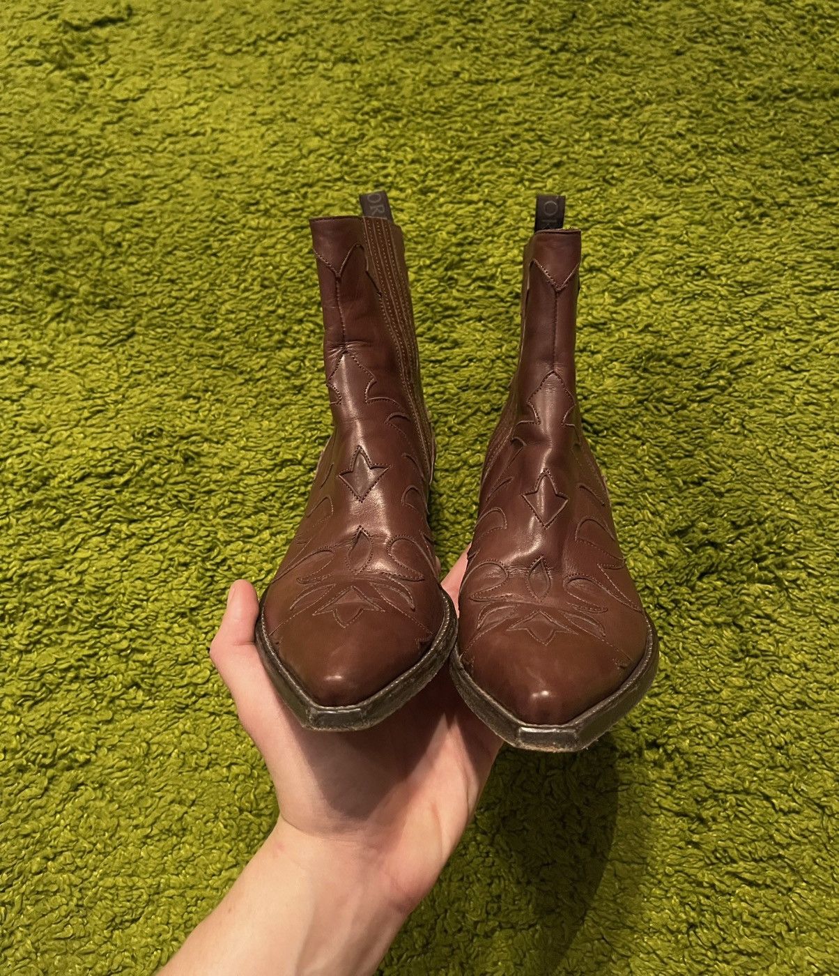 Sartore Sartore Paris western cowboy style real leather boots Size US 7 / IT 37 - 5 Thumbnail