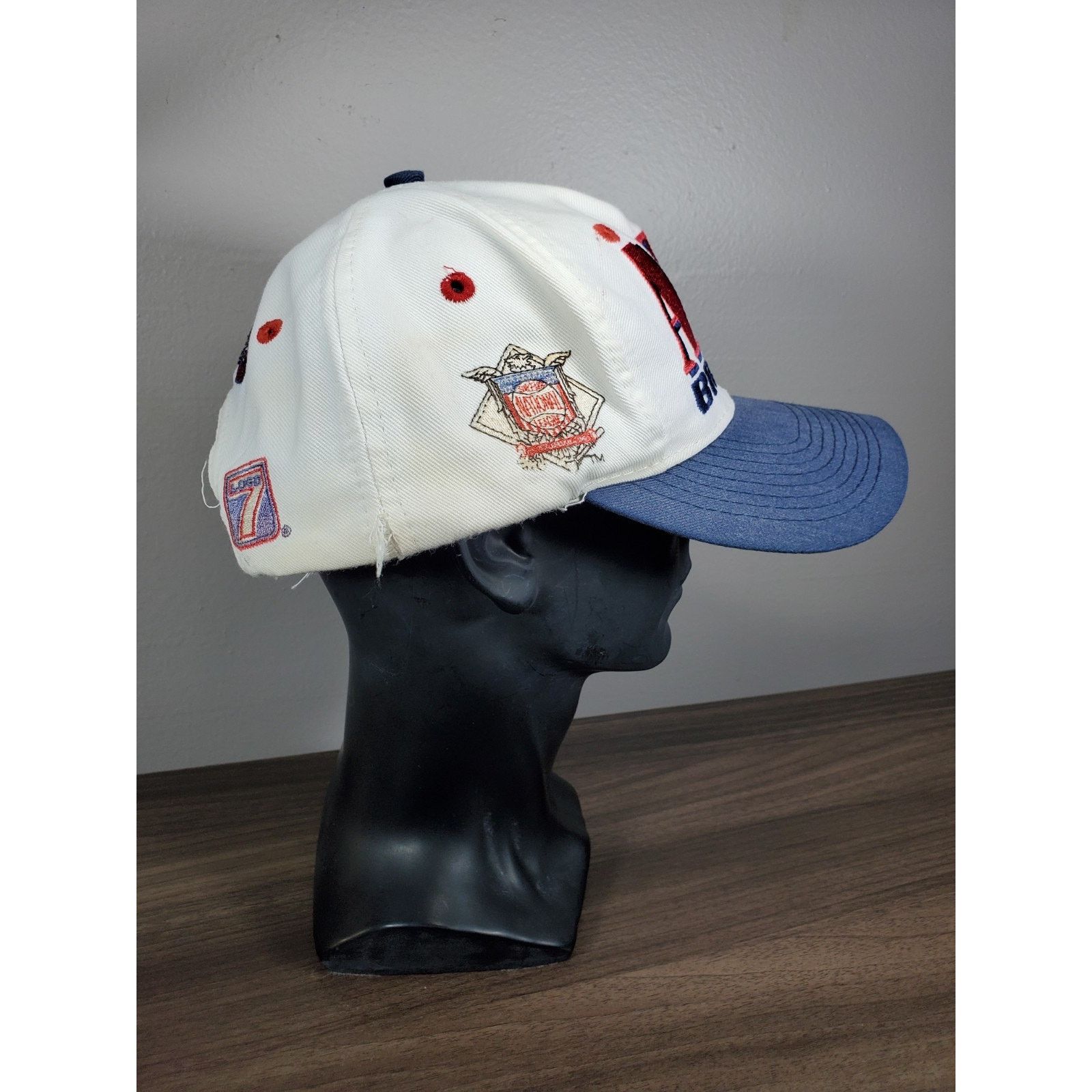 Logo 7 × MLB Vintage Atlanta Braves Hat Snapback Cap ATL 90s MLB Baseball Size ONE SIZE - 5 Thumbnail