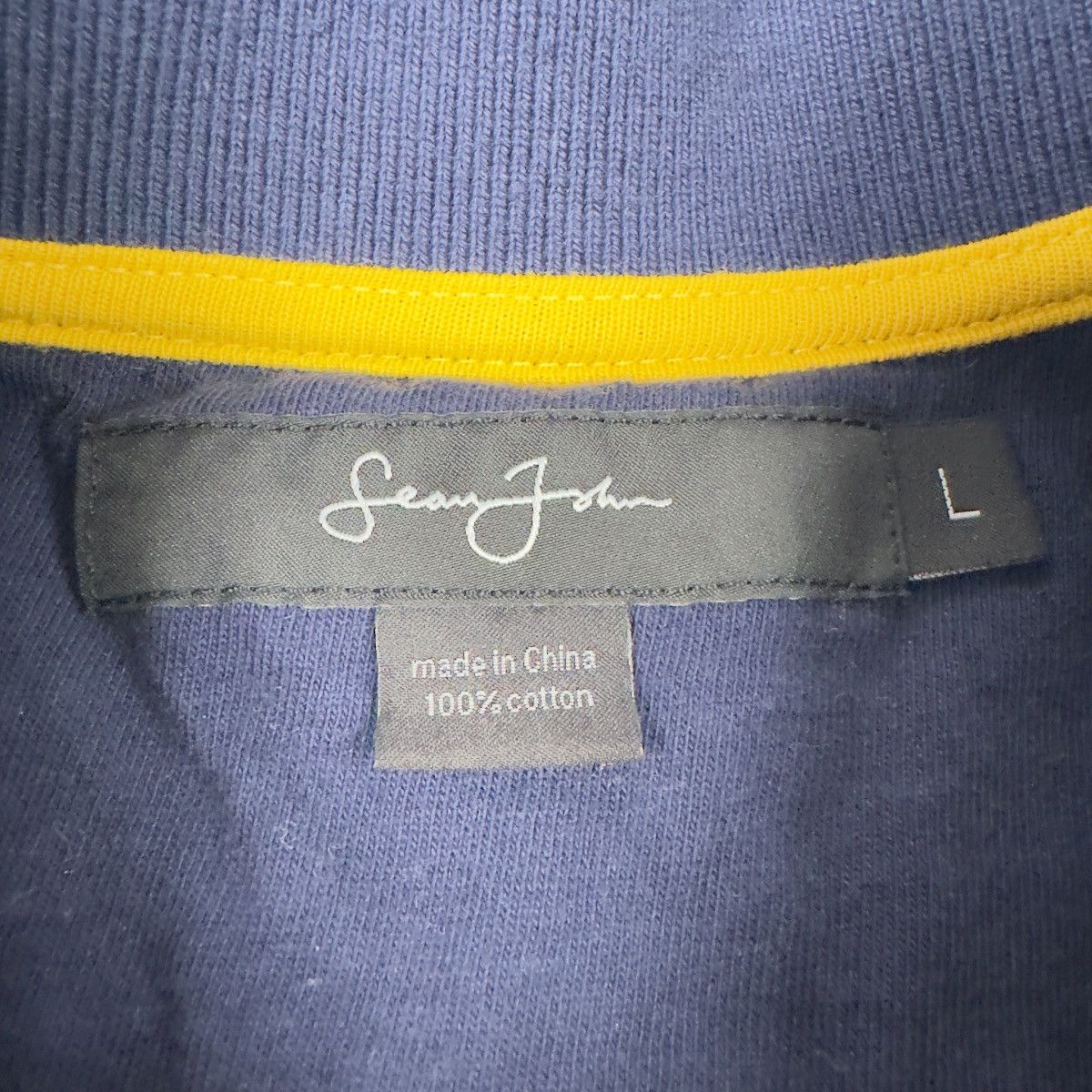 Sean John Vintage Sean John Polo Shirt Blue Yellow Striped Y2K Hip Hop Size US XL / EU 56 / 4 - 6 Thumbnail
