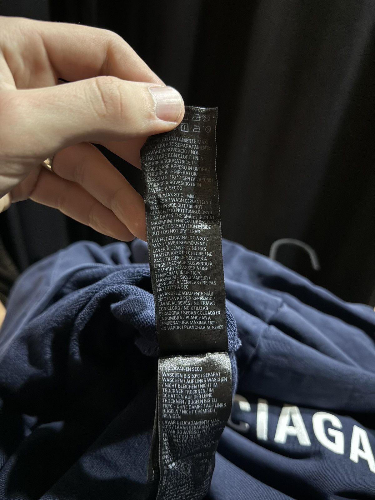 Balenciaga balenciaga logotype hoodie Size US M / EU 48-50 / 2 - 6 Thumbnail