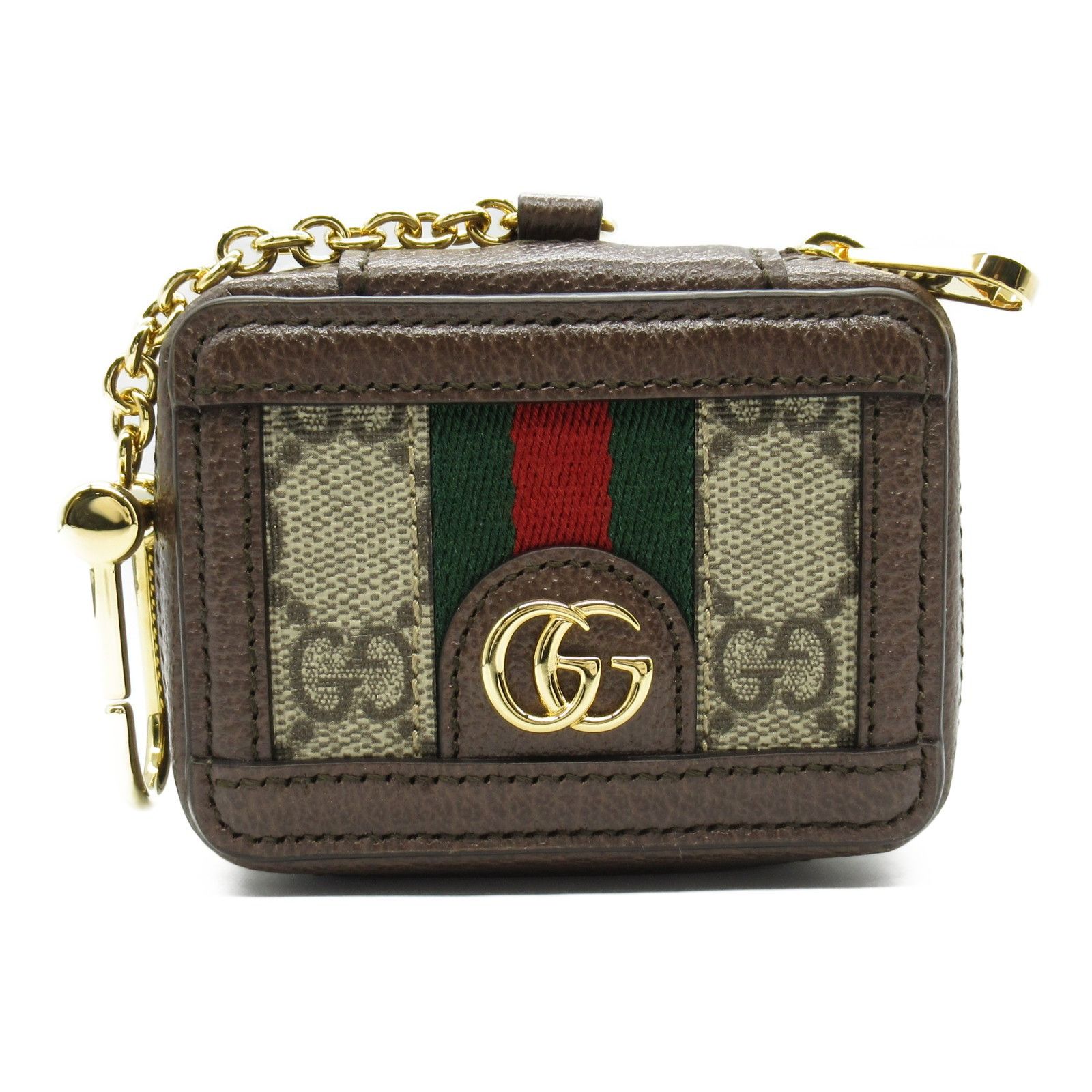 Gucci Gucci Gucci AirPods Case PVC Coated Canvas Leather Case Canvas Phonecase 699771 Size ONE SIZE - 1 Thumbnail