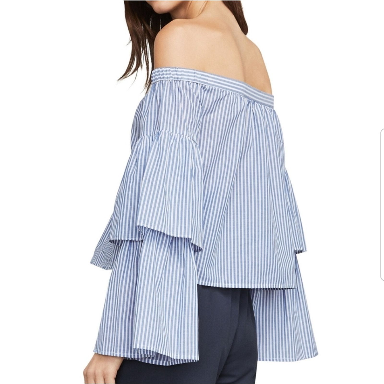 Bcbgmaxazria - BCBGMAXAZRIA Blouse Size M / US 6-8 / IT 42-44 - 3 Thumbnail