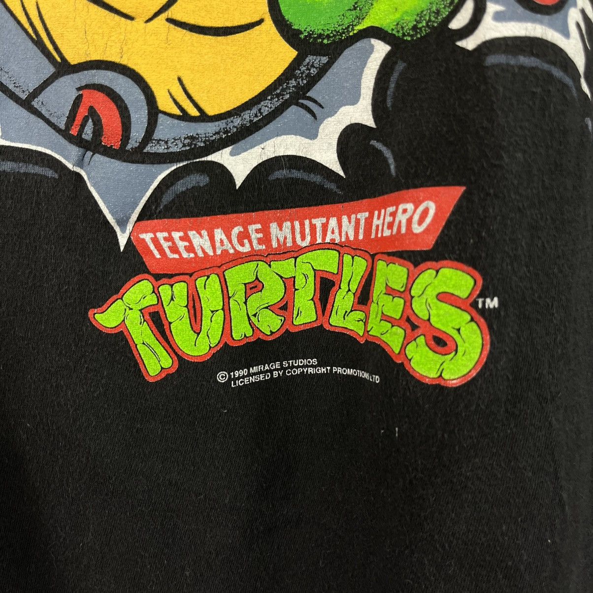 Cartoon Network Vtg 1990 Single Stitch Teenage Mutant Ninja Turtles Rafael Size US L / EU 52-54 / 3 - 4 Thumbnail