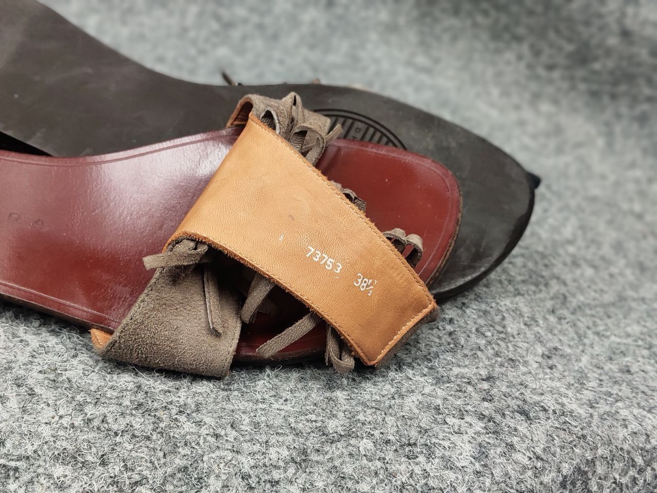 Chip & Pepper Chie Mihara Premium leather sandals without heels Shoes Size US 8.5 / IT 38.5 - 17 Thumbnail